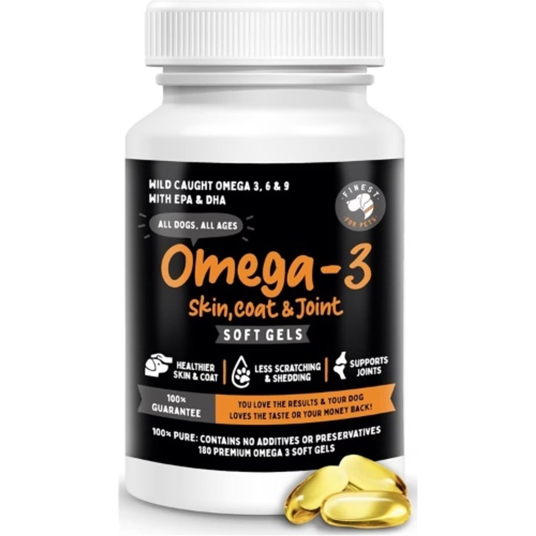Finest for Pets Finest for Pets Omegeffect Premium Omega-3 Soft Gels Dog Supplement