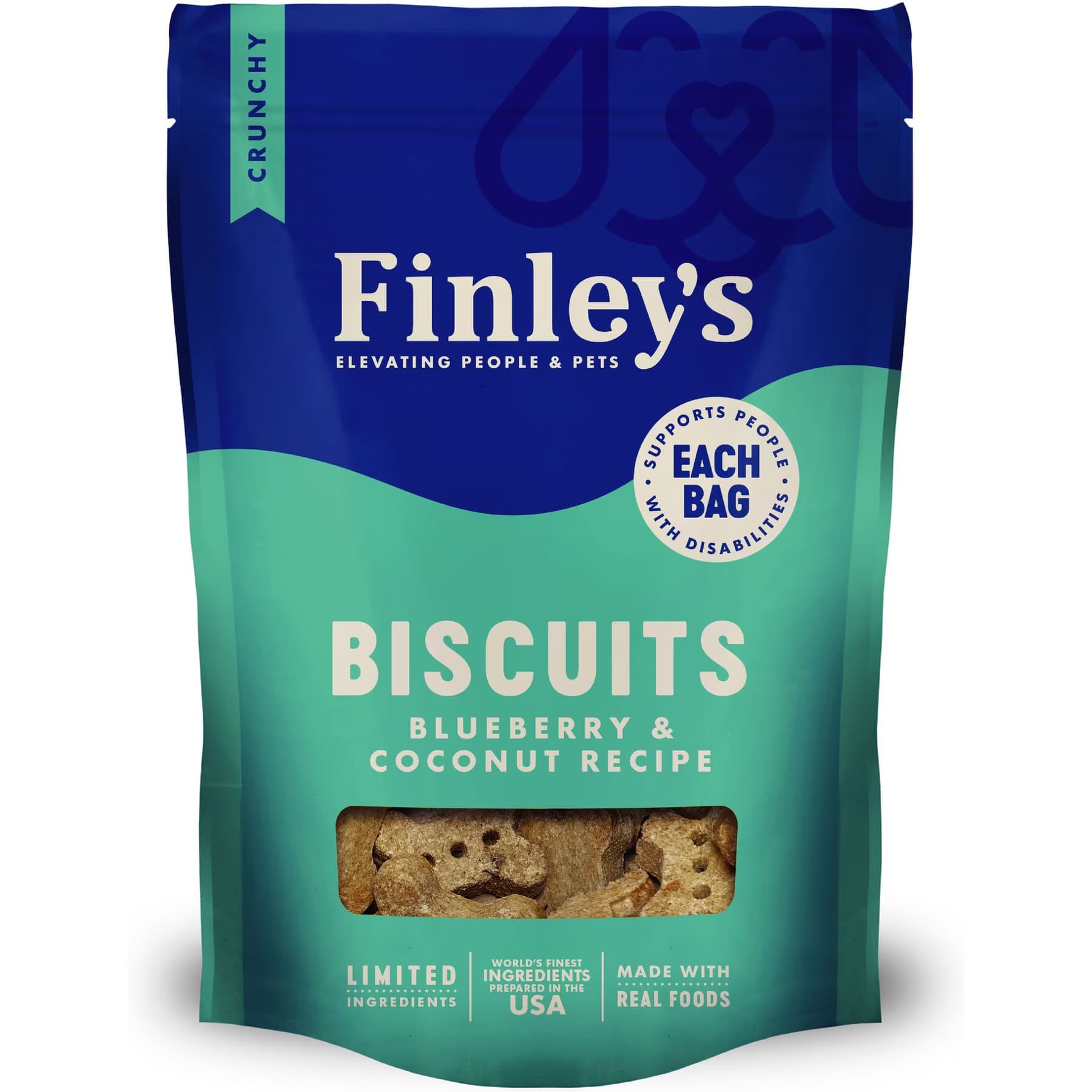 Finley's Wheat-Free Blueberry & Coconut Crunchy Biscuit Dog Treats — view 2