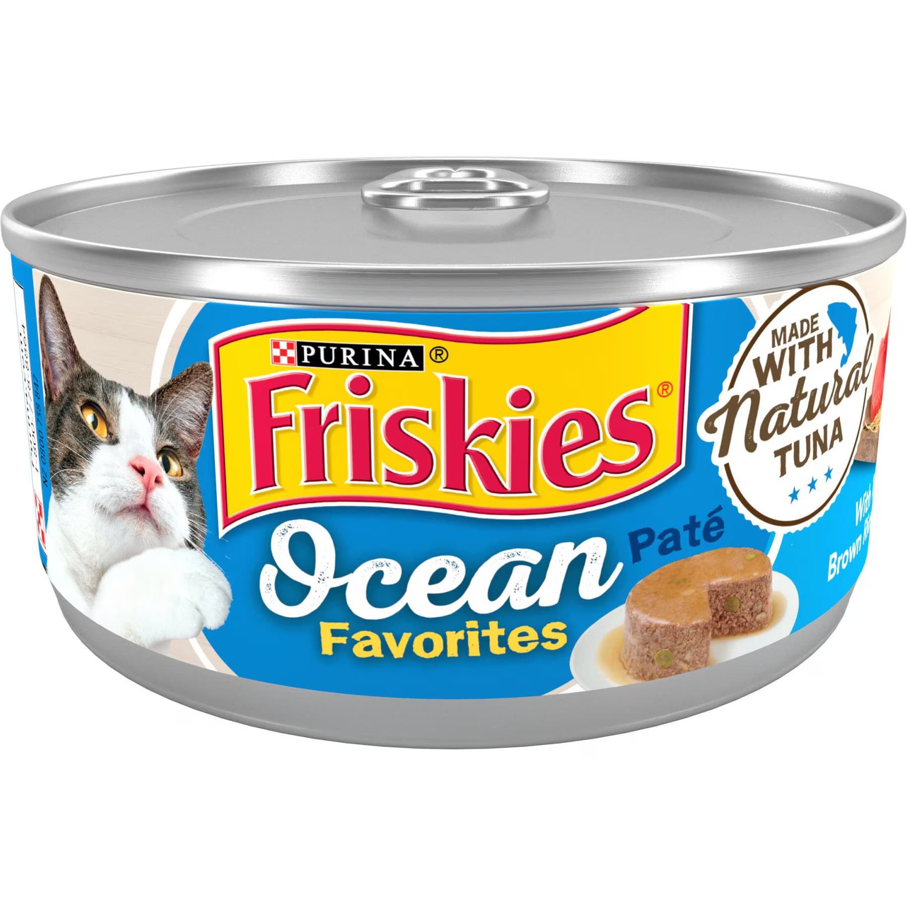 Friskies Friskies Ocean Favorites Tuna, Brown Rice & Peas Pate Wet Cat Food