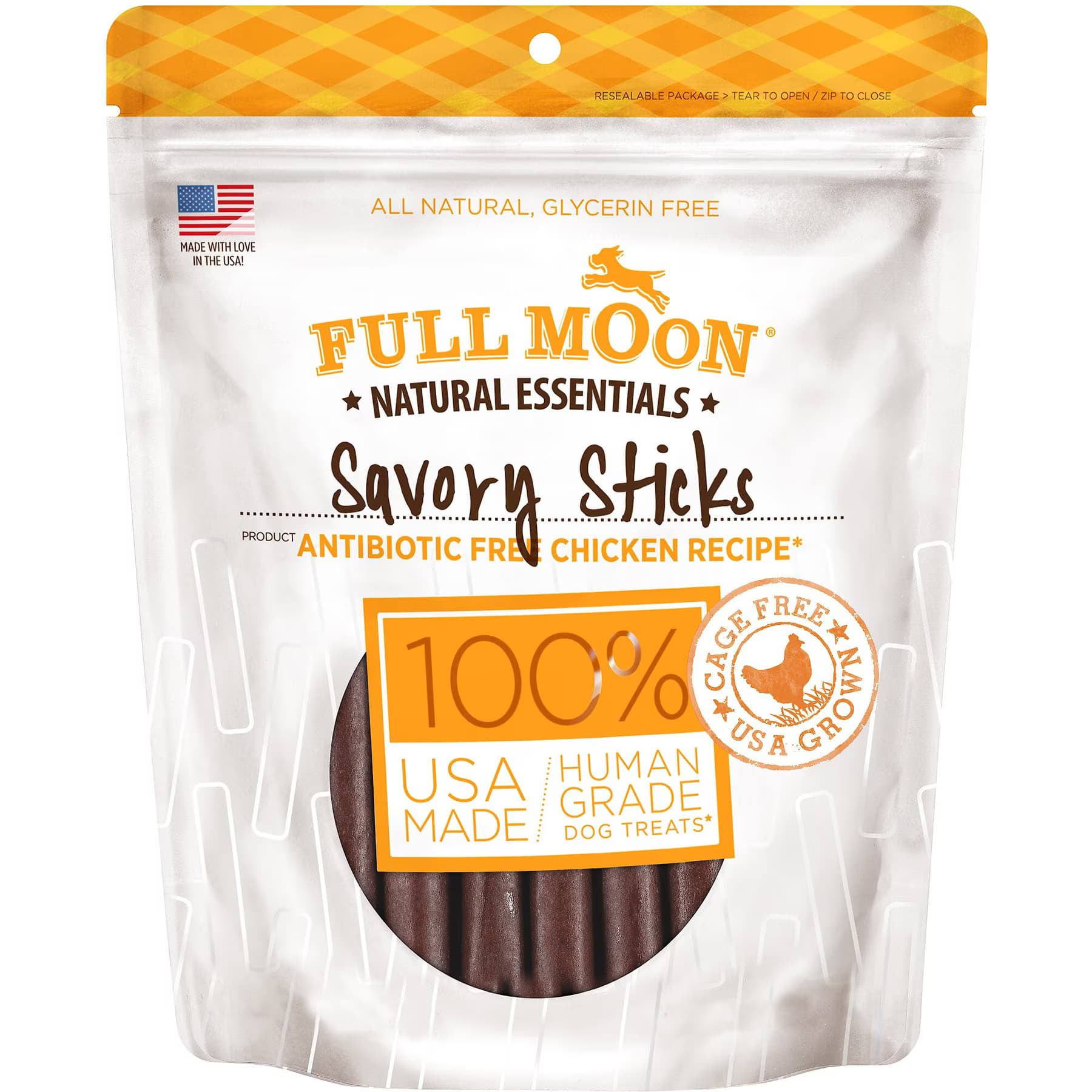 Full Moon Full Moon All Natural Human Grade Chicken Savory Sticks Dog Treats