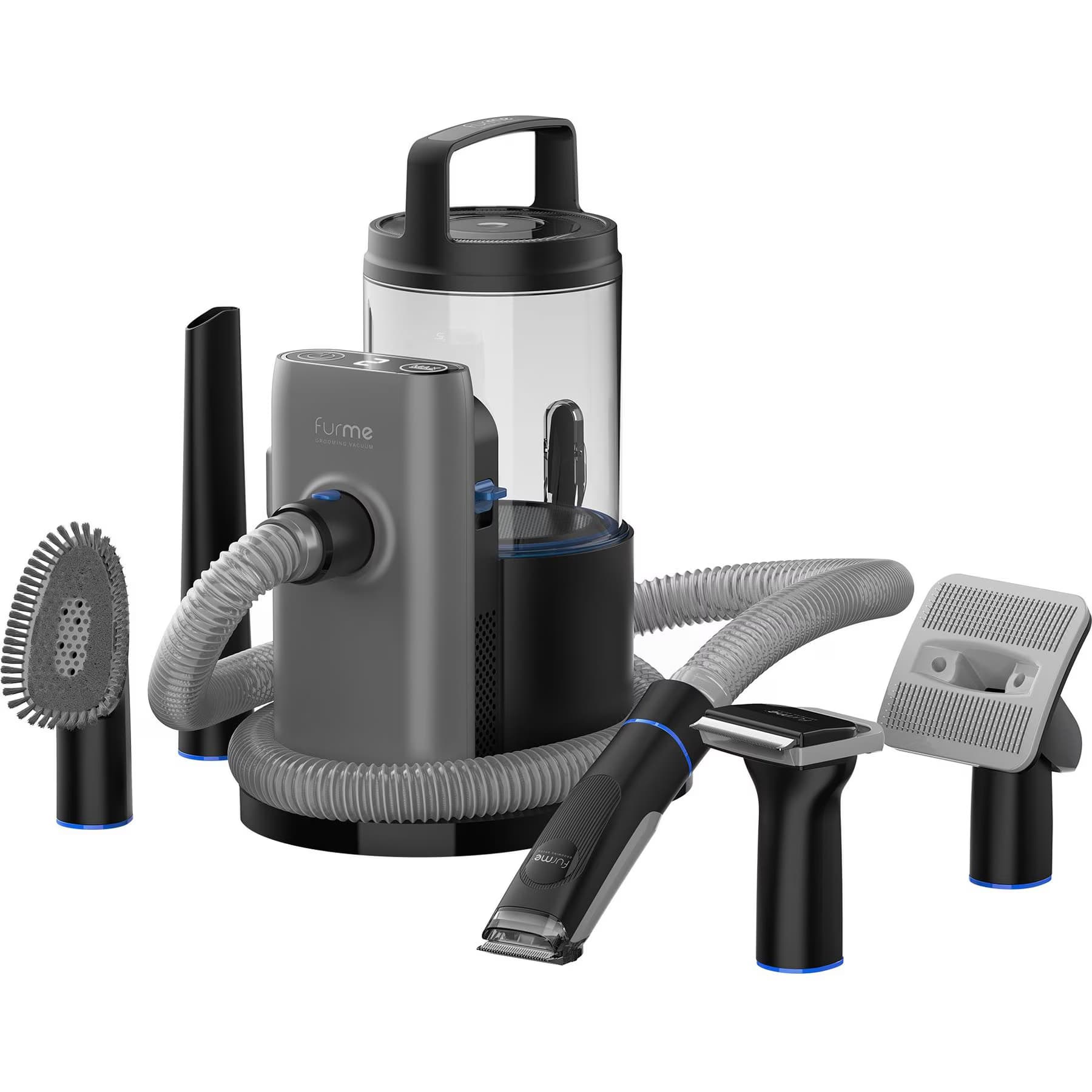 FurMe FurMe Professional PLUS Pet Grooming Vacuum Set — 2L Professional Grooming Kit
