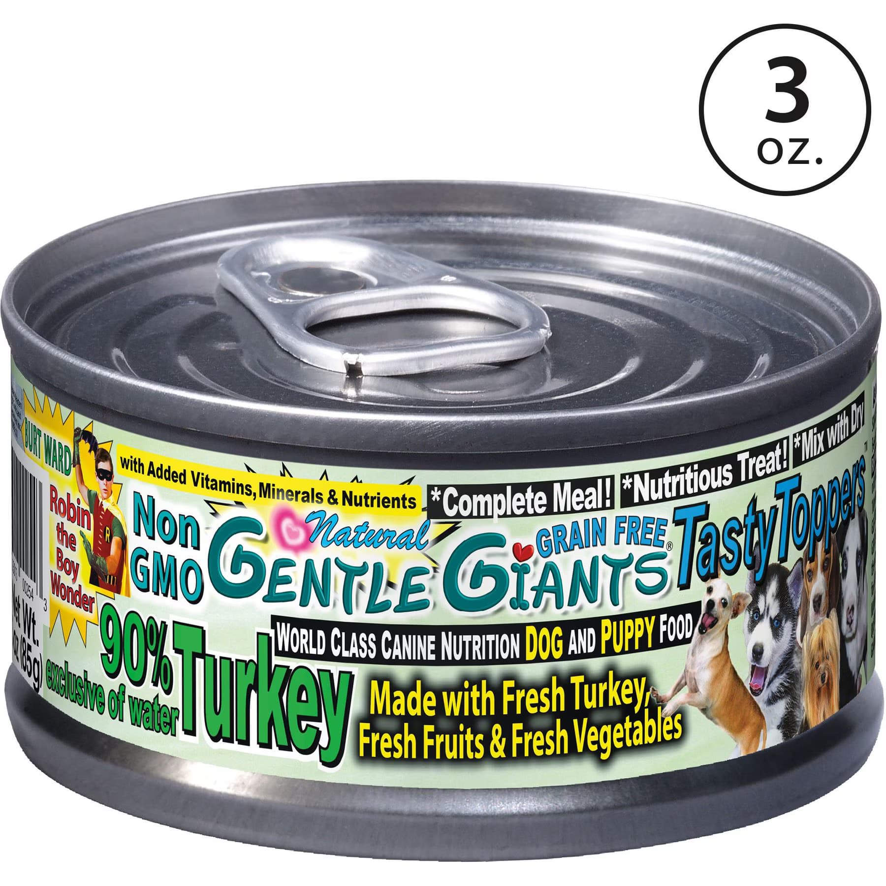 Gentle Giants Non-GMO Grain-Free 90% Turkey Wet Dog Food — view 2