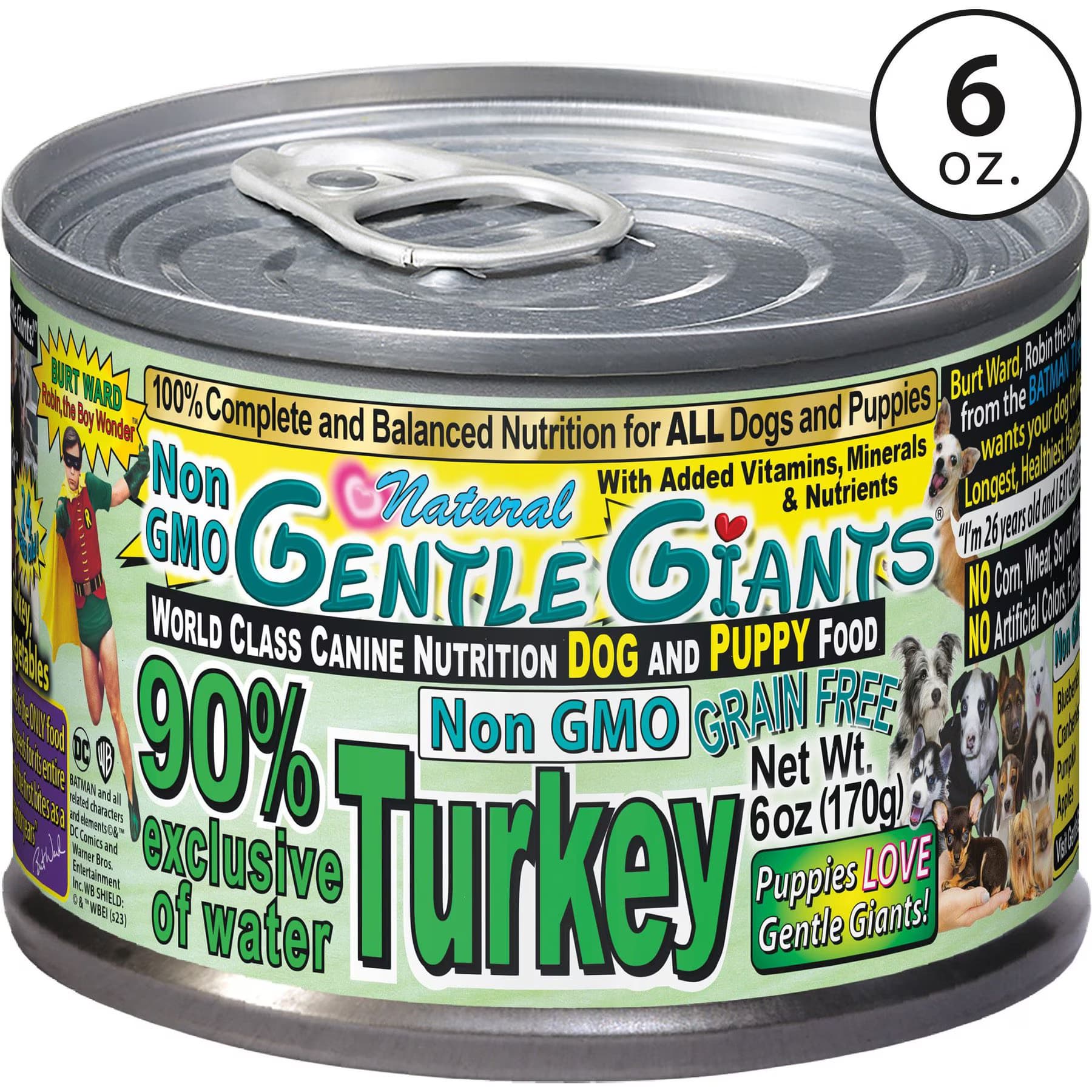 Gentle Giants Non-GMO Grain-Free 90% Turkey Wet Dog Food — view 3