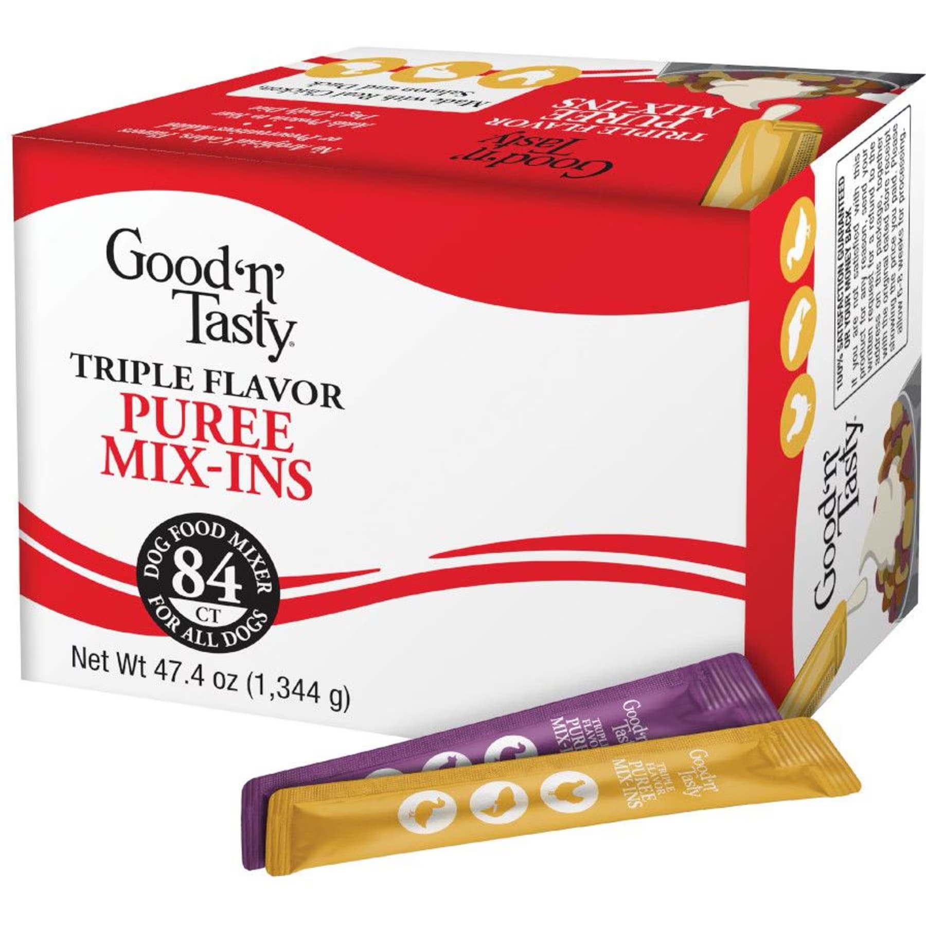 Good 'n' Tasty Good ‘n’ Tasty Triple Flavor Mix Variety Pack Puree Dog Food Topper