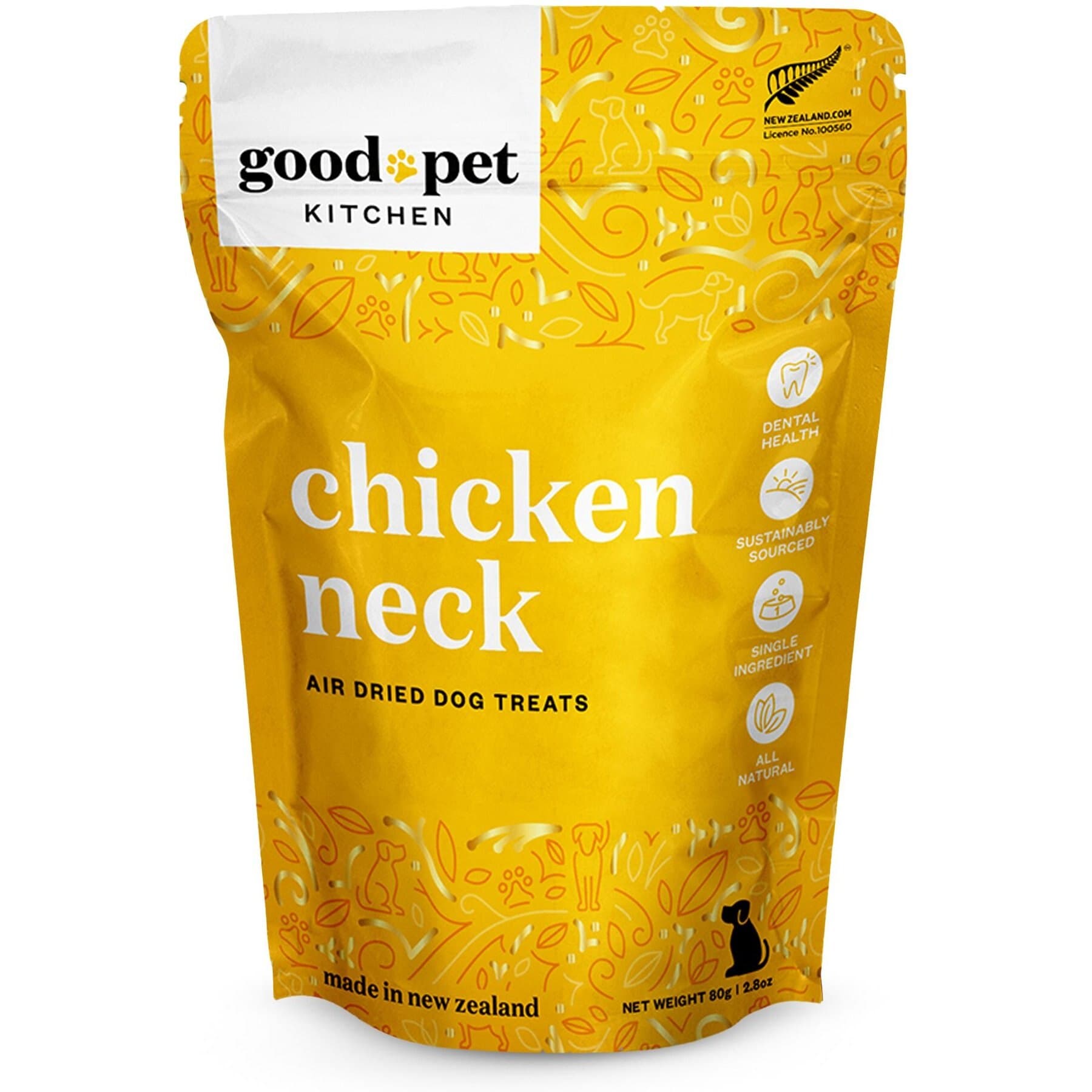 Good Pet Kitchen Good Pet Kitchen Chicken Neck Air Dried Dog Treat