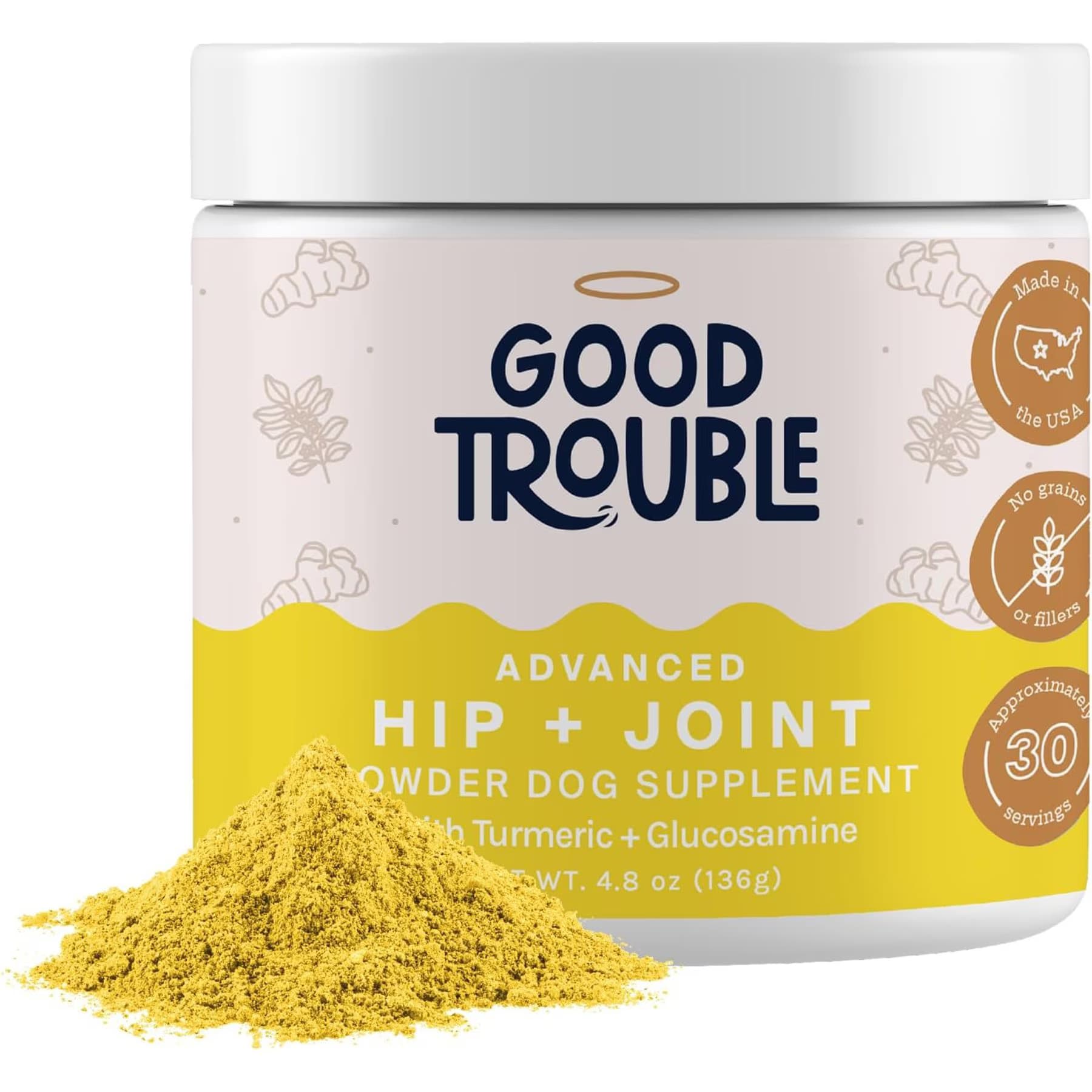 Good Trouble Good Trouble Advanced Hip & Joint Powder Supplement for Dogs