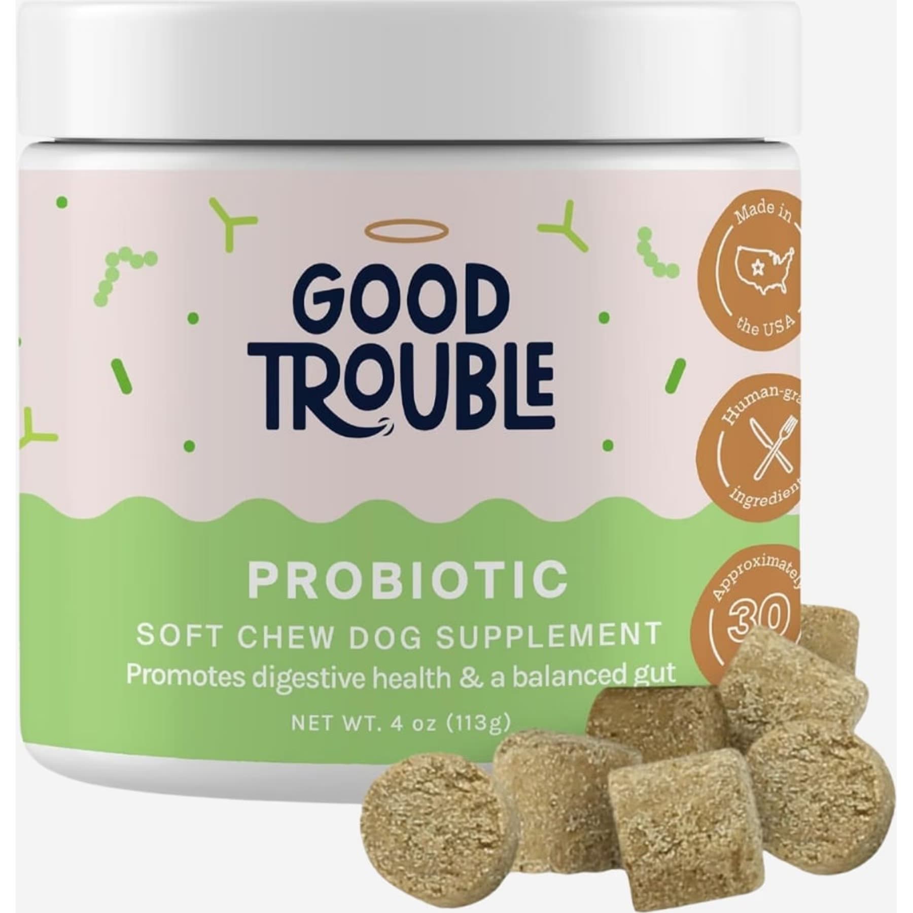 Good Trouble Good Trouble Probiotic Chew Supplement for Dogs