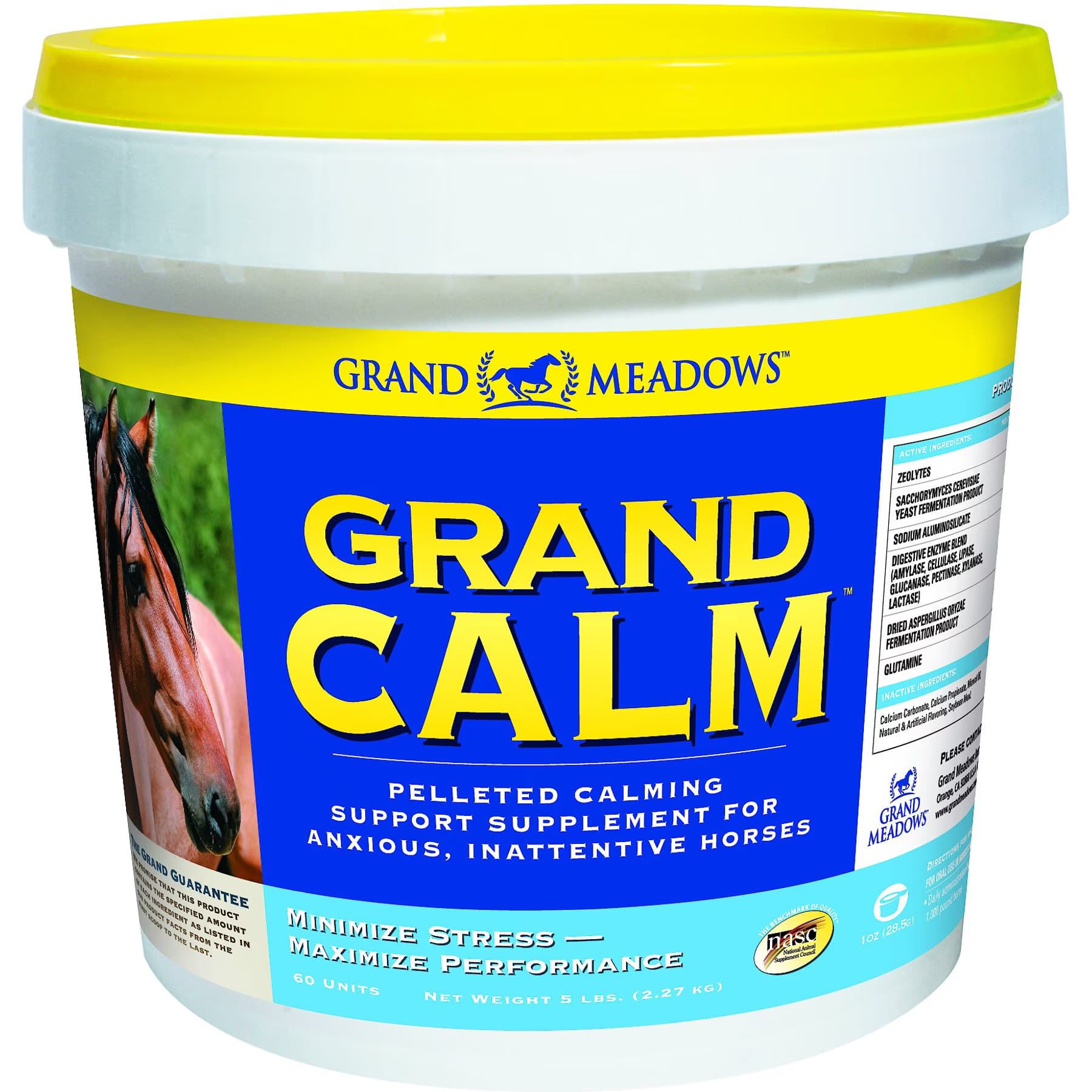 Grand Meadows Grand Calm Pellets Horse Supplement — view 2