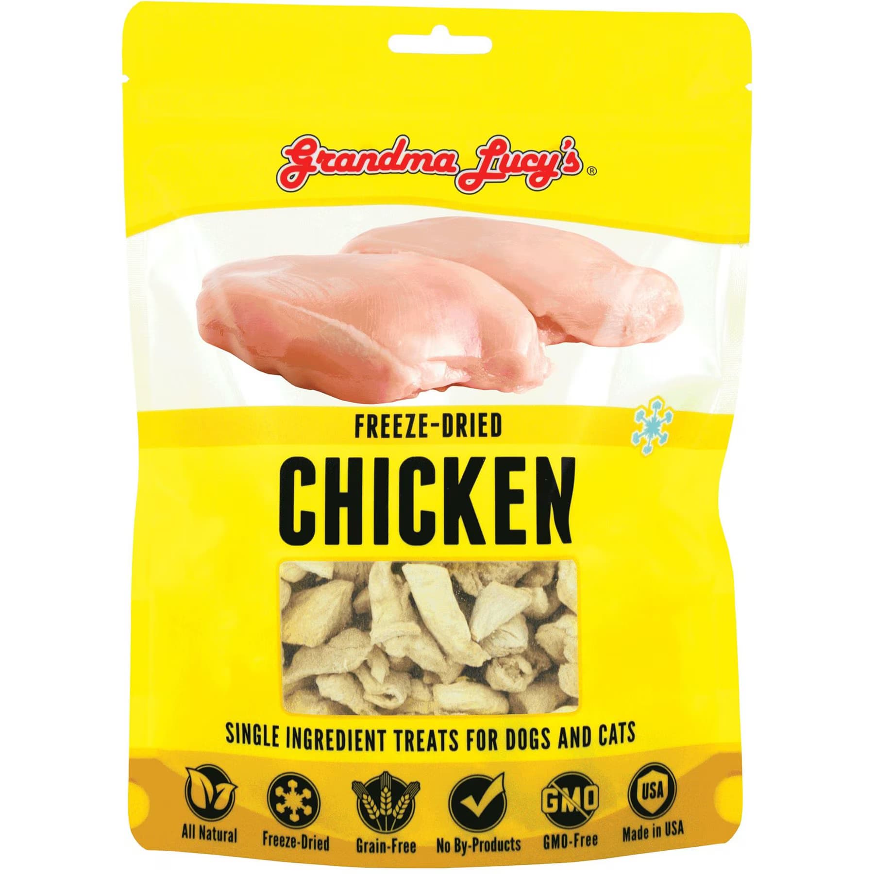 Grandma Lucy's Grandma Lucy’s Freeze-Dried Singles Chicken Dog & Cat Treats