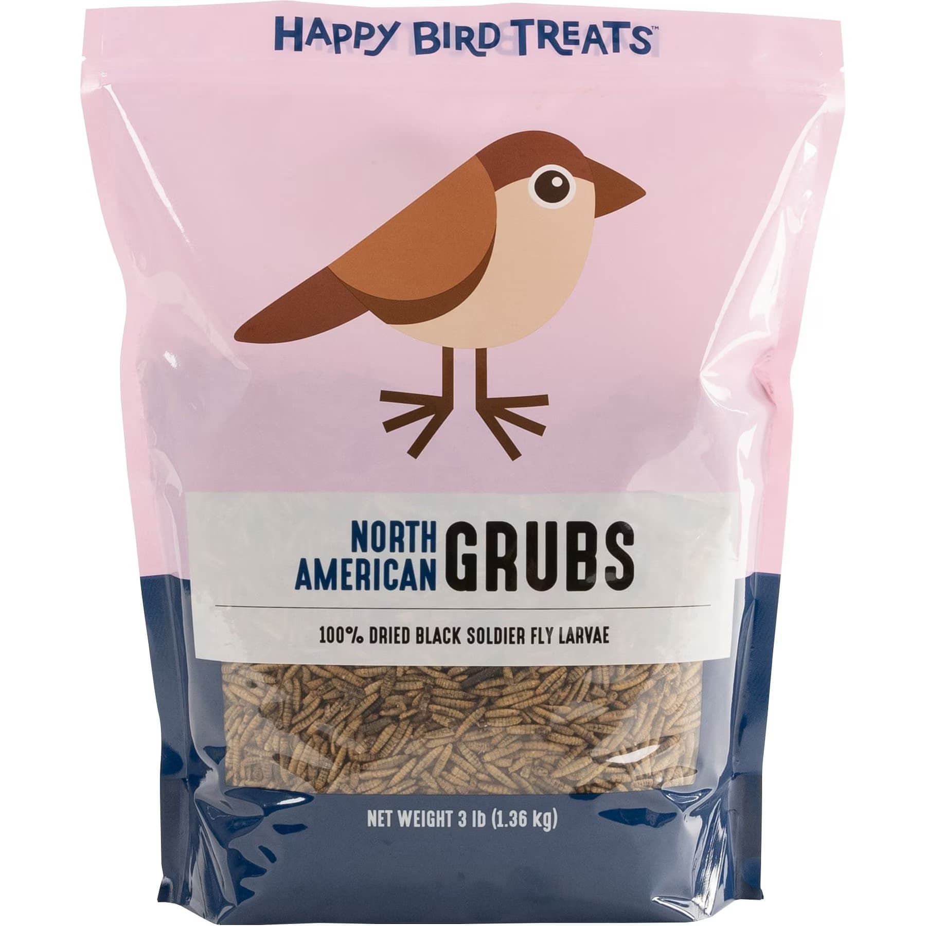 Happy Bird Treats Black Soldier Fly Larvae Poultry Treats — view 2