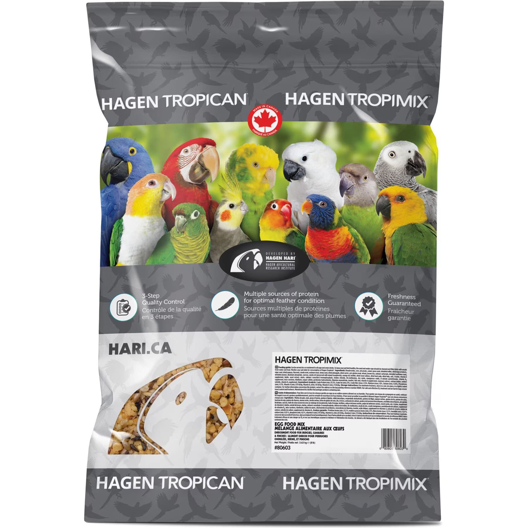 Hari Hari Tropimix Egg Food Mix Enrichment Food for Budgies, Canaries & Finches