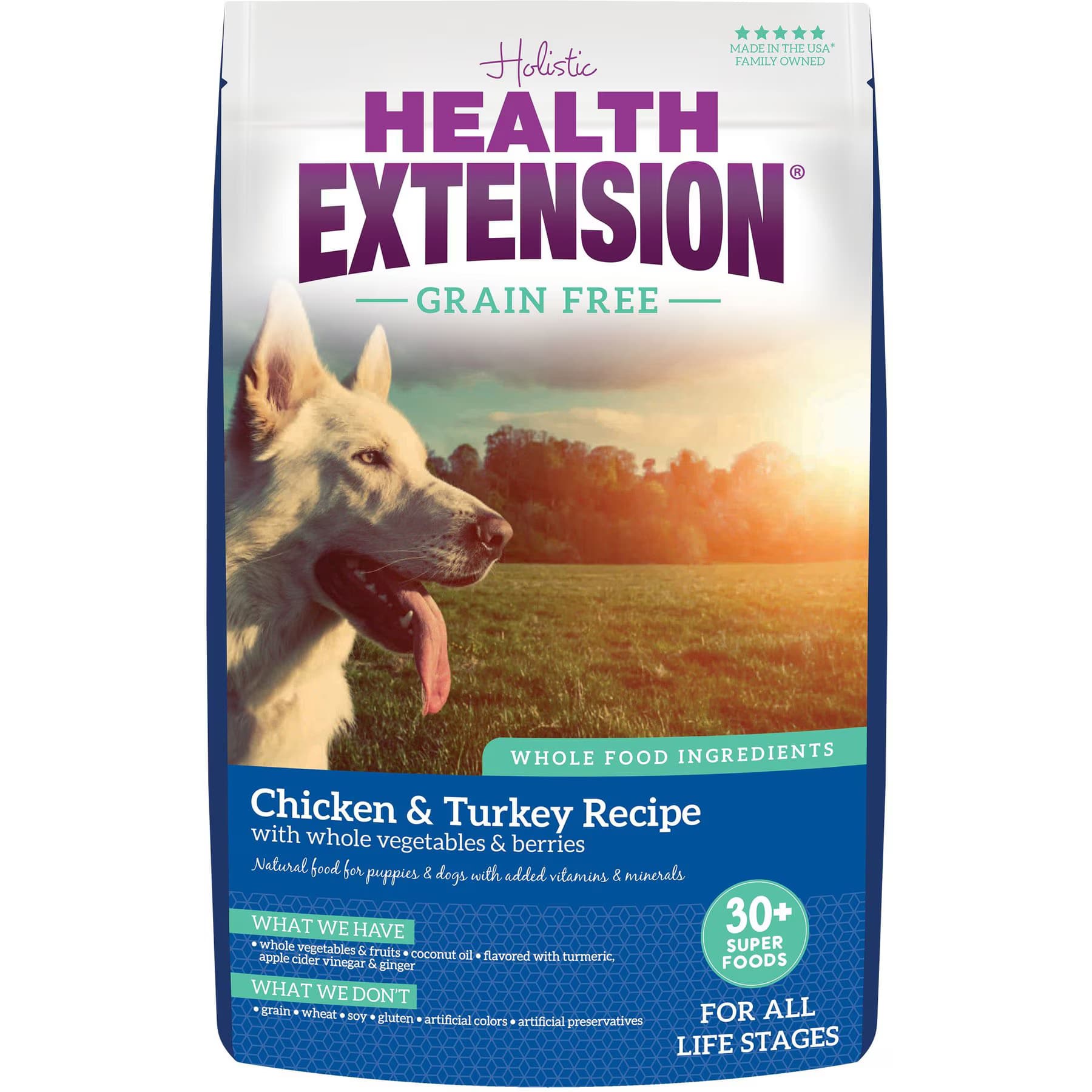 Health Extension Grain-Free Chicken & Turkey Recipe Dry Dog Food — view 2
