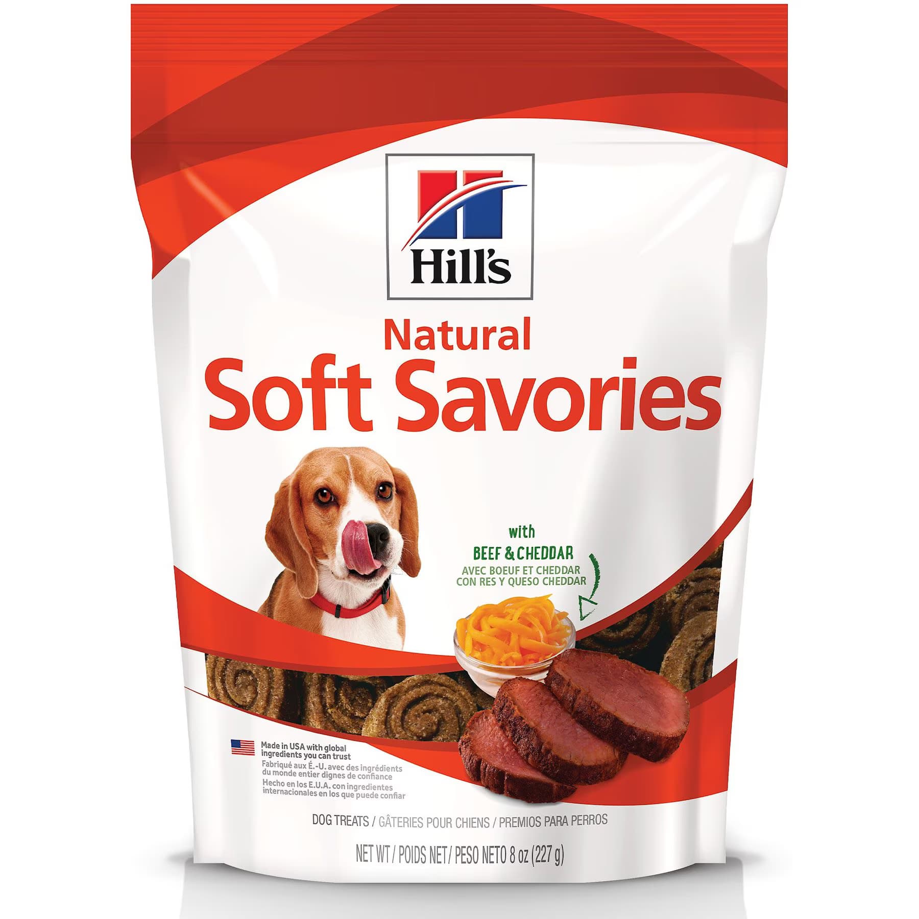 Hill's Hill’s Natural Soft Savories with Beef & Cheddar Dog Treats