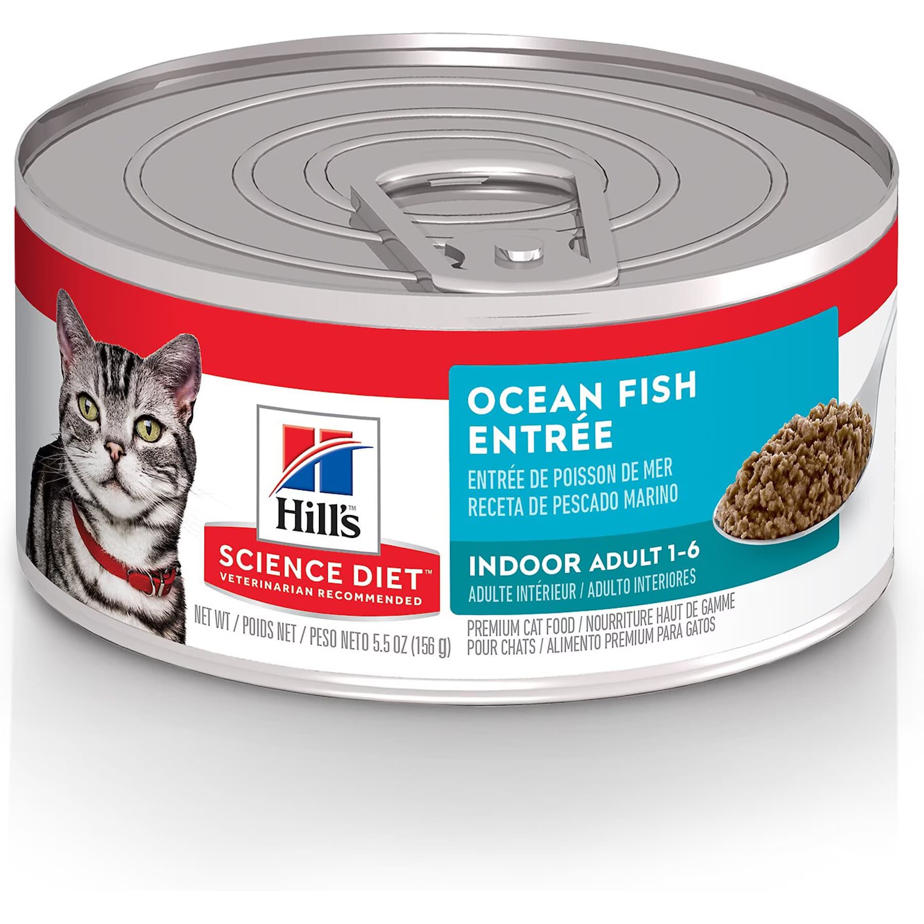 Hill's Science Diet Hill's Science Diet Adult Indoor Ocean Fish Entree Wet Cat Food