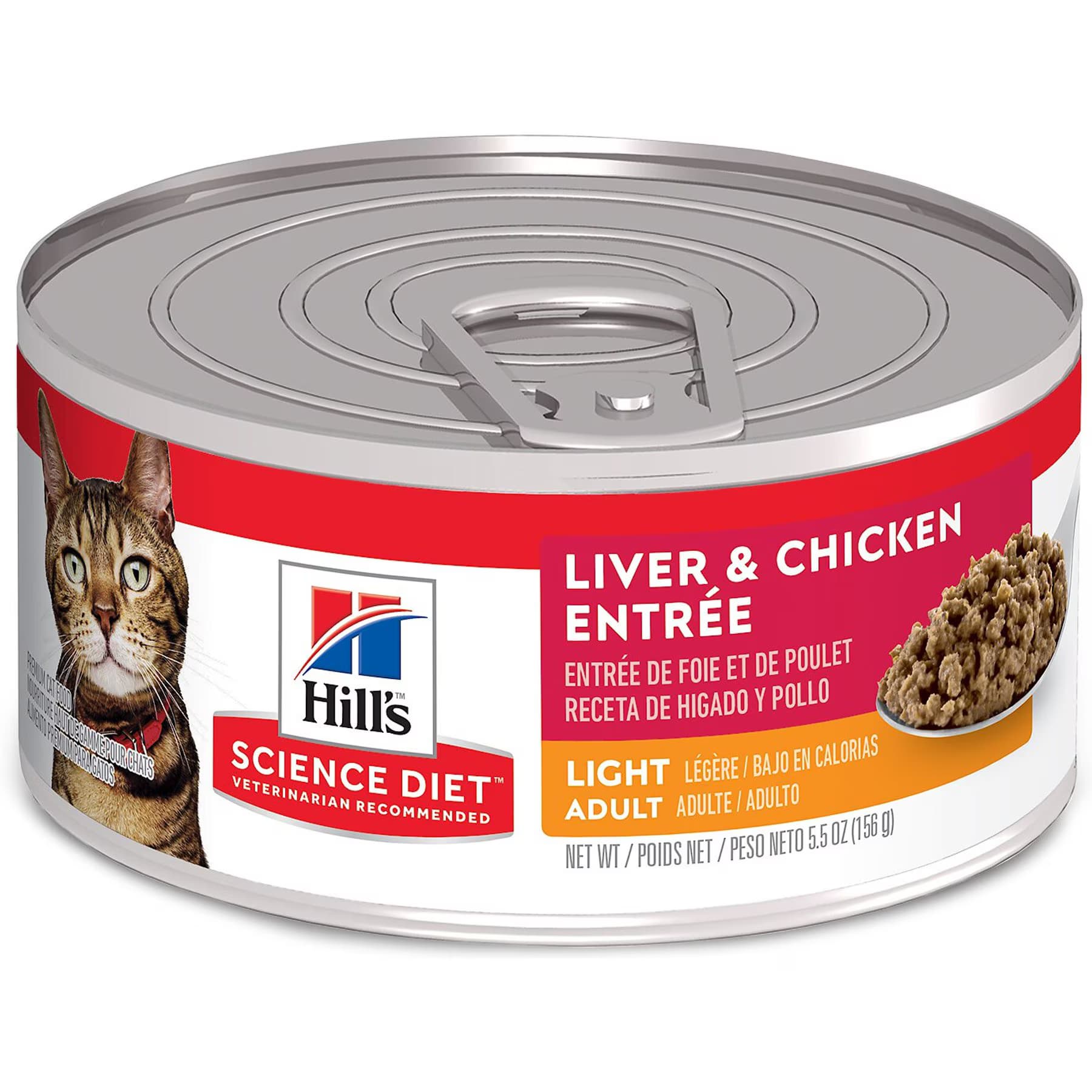 Hill's Science Diet Hill's Science Diet Adult Light Weight Management Liver & Chicken Entree Wet Cat Food