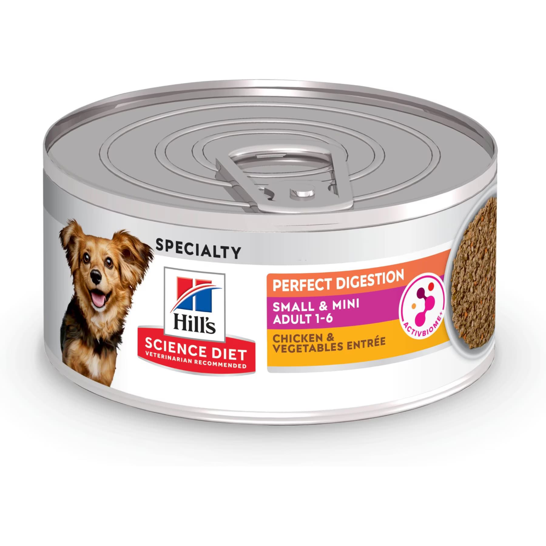 Hill's Science Diet Hill's Science Diet Adult Perfect Digestion Small Breed & Mini Breed Chicken & Vegetables Entree Wet Minced Wet Dog Food