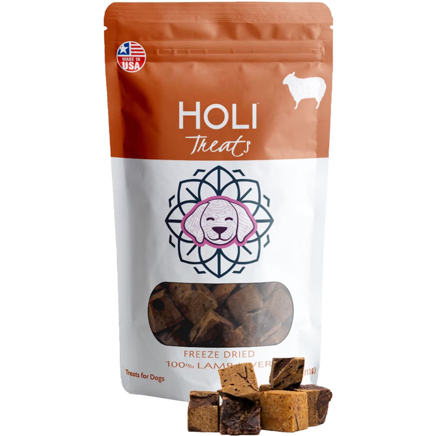 HOLI HOLI Lamb Liver Grain-Free Freeze-Dried Dog Treats