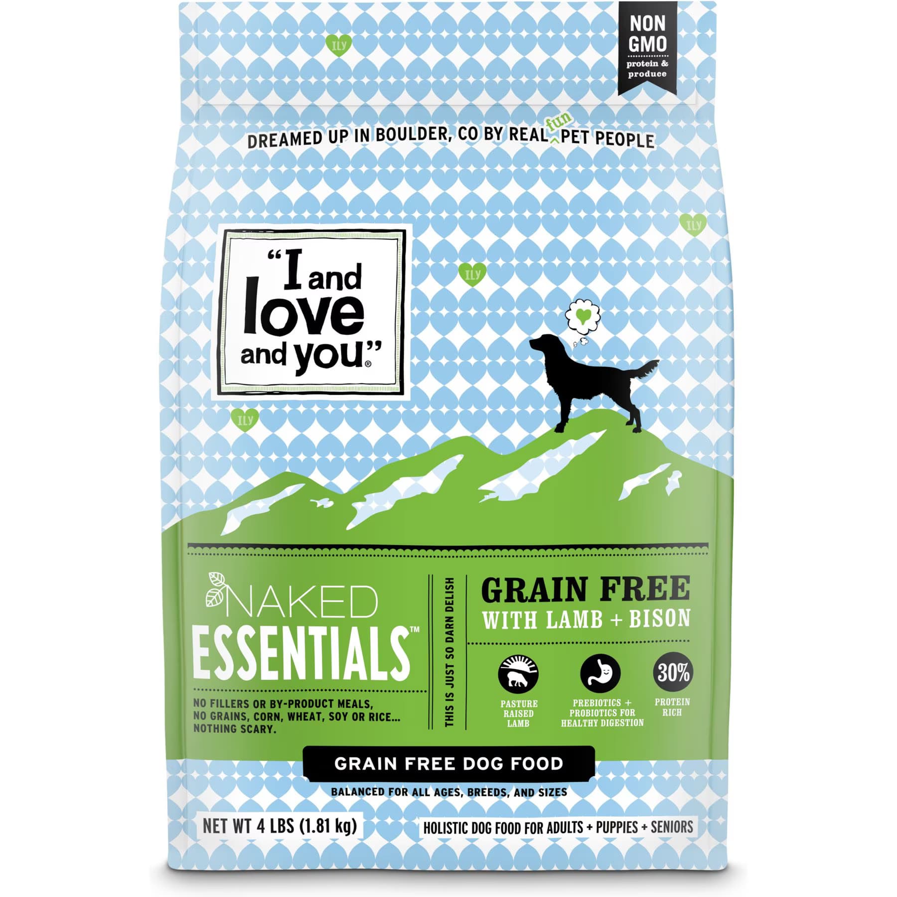 I and Love and You Naked Essentials Grain-Free Lamb and Bison Recipe Lamb & Bison Dry Dog Food — view 2
