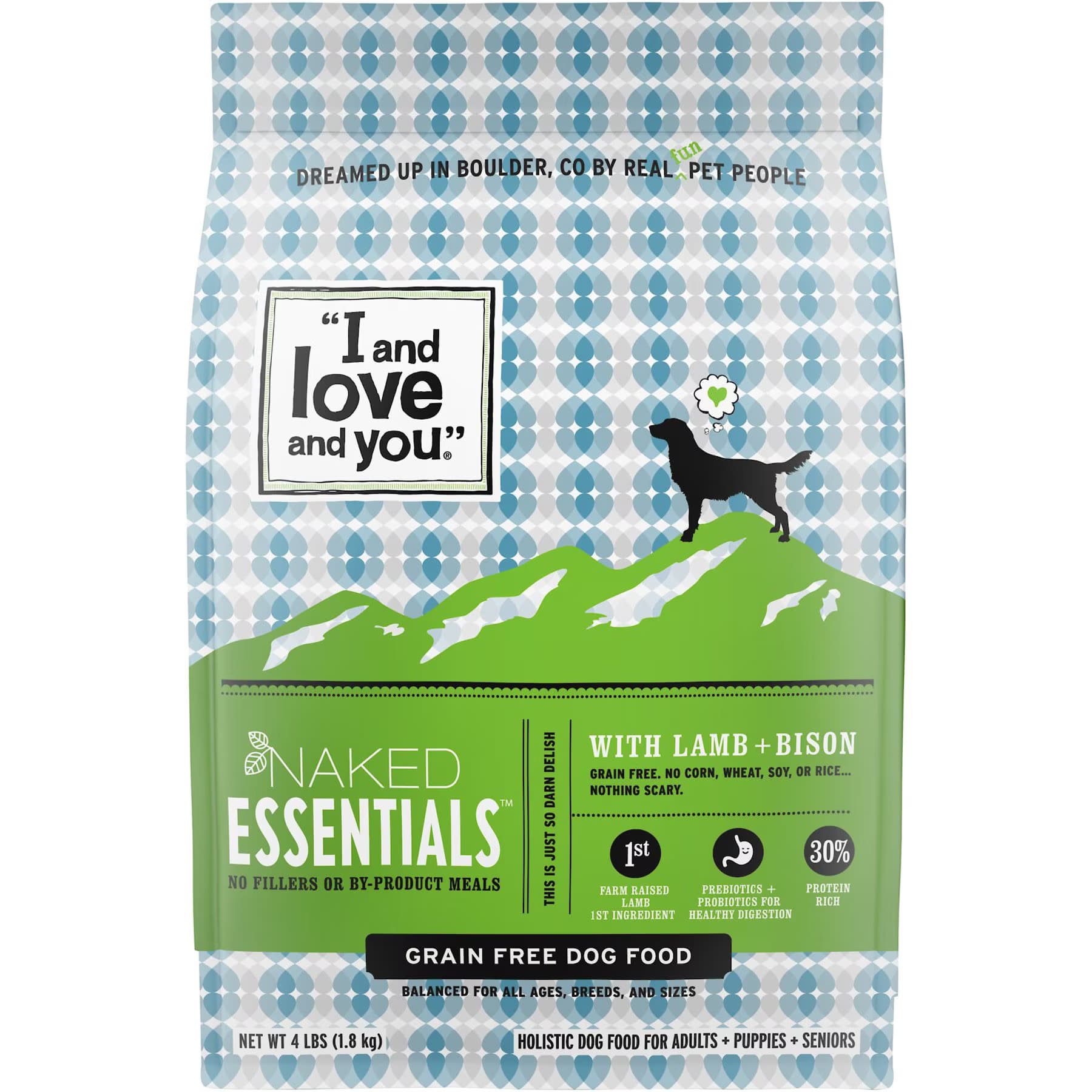 I and Love and You Naked Essentials Grain-Free Lamb and Bison Recipe Lamb & Bison Dry Dog Food — view 4