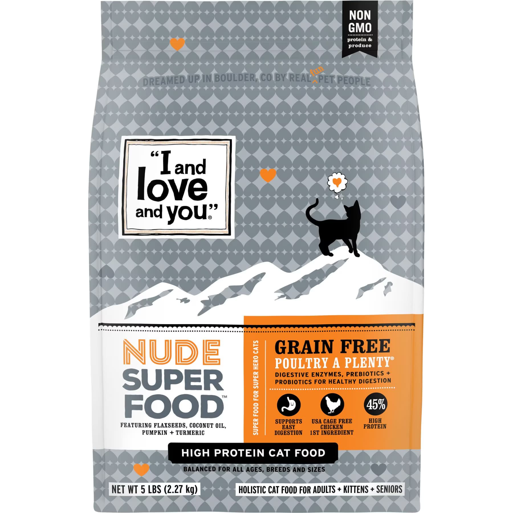 I and Love and You I and Love and You Nude Food Poultry a Plenty Grain-Free Dry Cat Food
