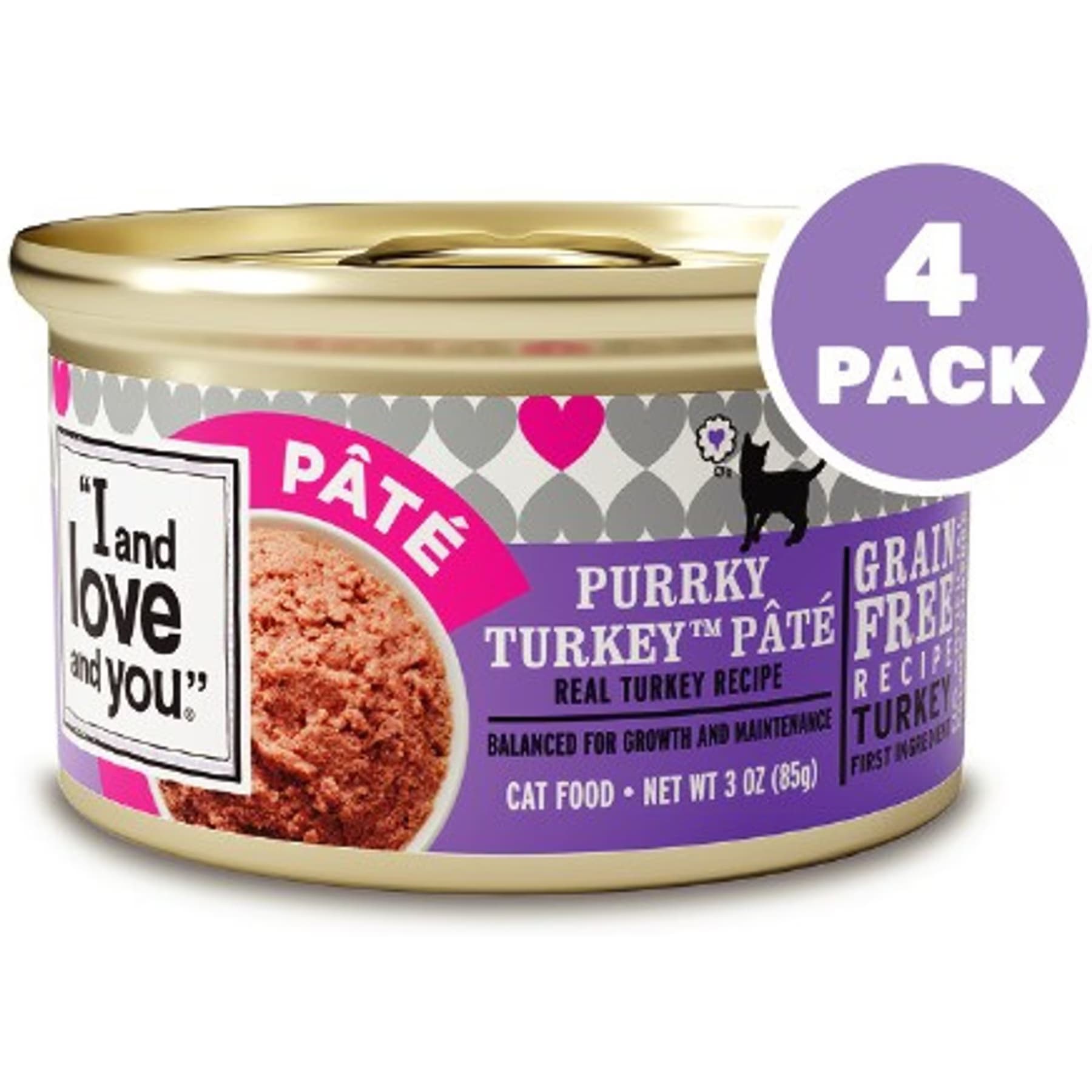 I and Love and You Purrky Turkey Pate Grain-Free Canned Cat Food — view 3
