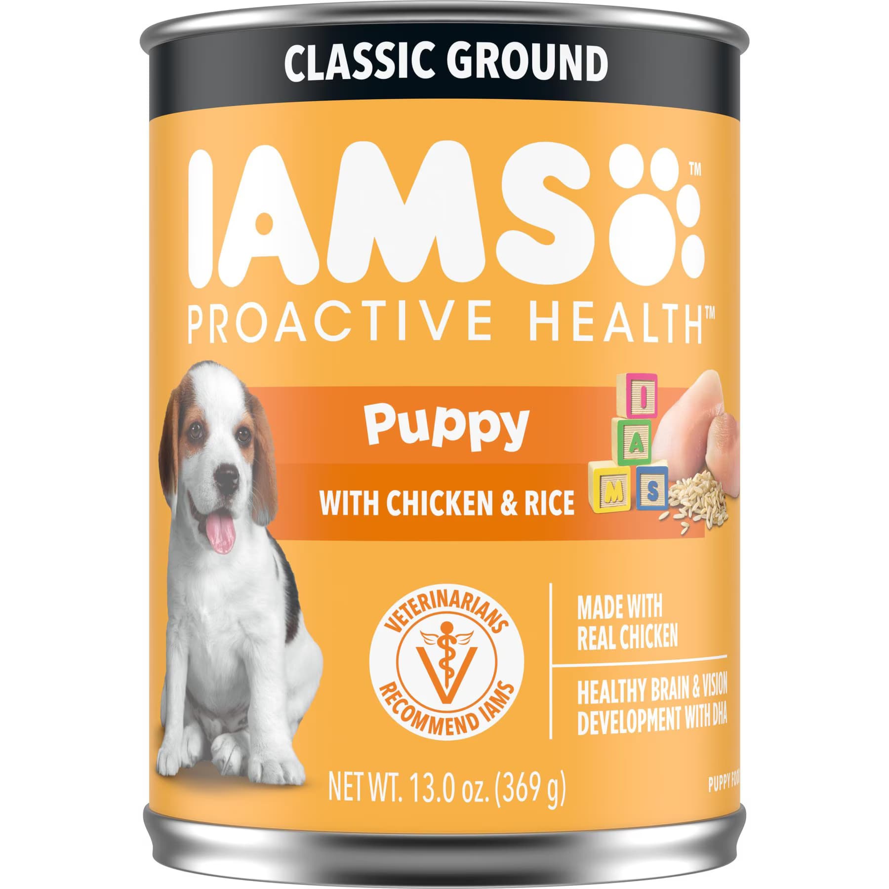 Iams Iams ProActive Health Classic Ground with Chicken & Rice Puppy Canned Wet Dog Food