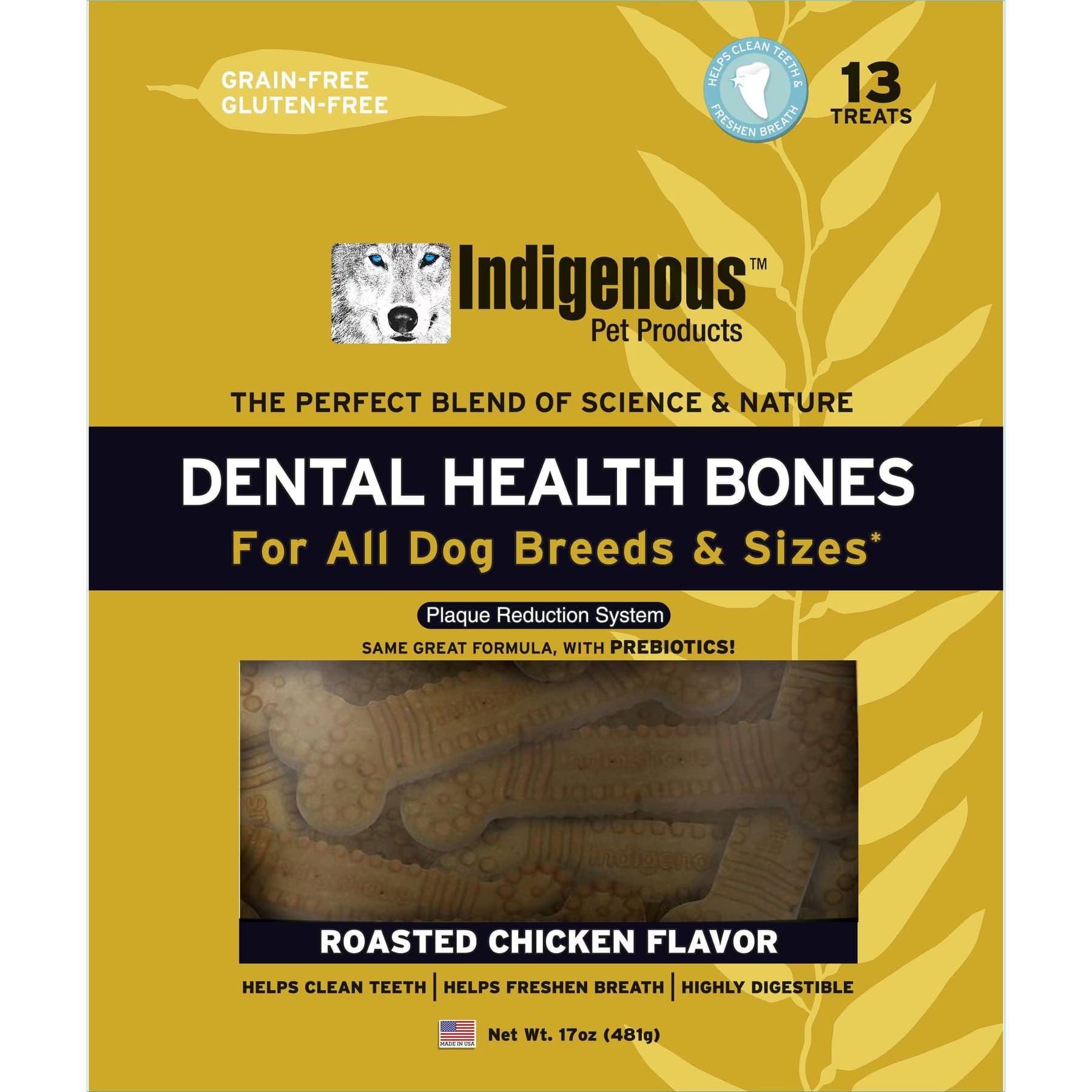 Indigenous Pet Products Indigenous Pet Products Roasted Chicken Grain-Free Dental Dog Treats