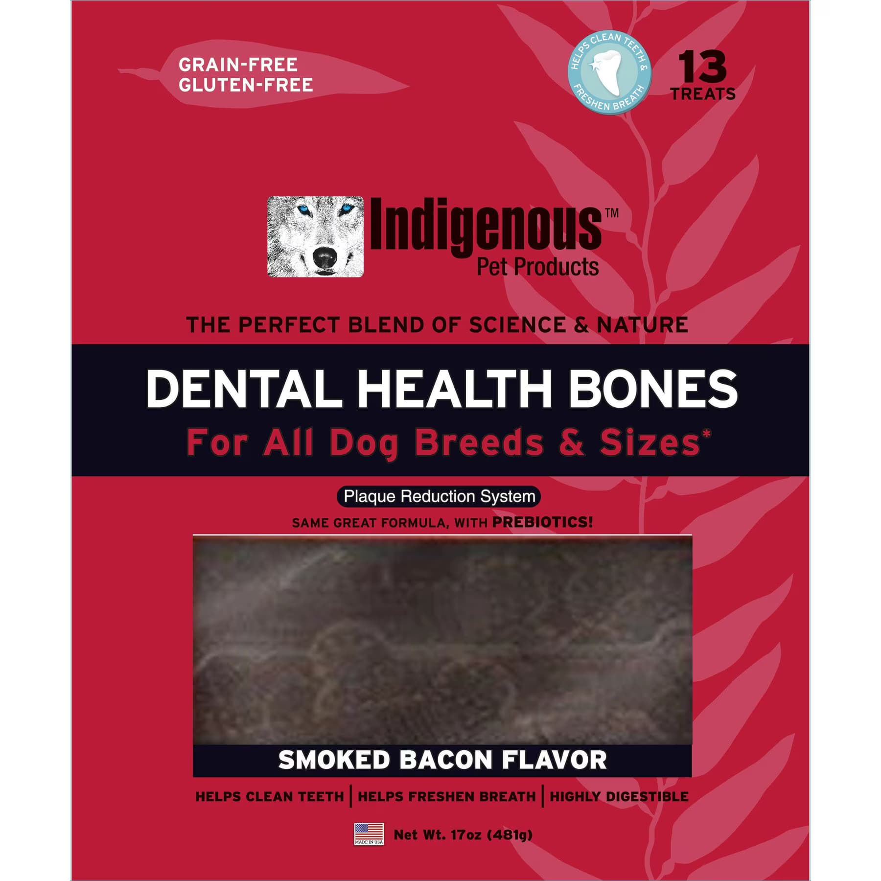 Indigenous Pet Products Indigenous Pet Products Smoked Bacon Grain-Free Dental Dog Treats