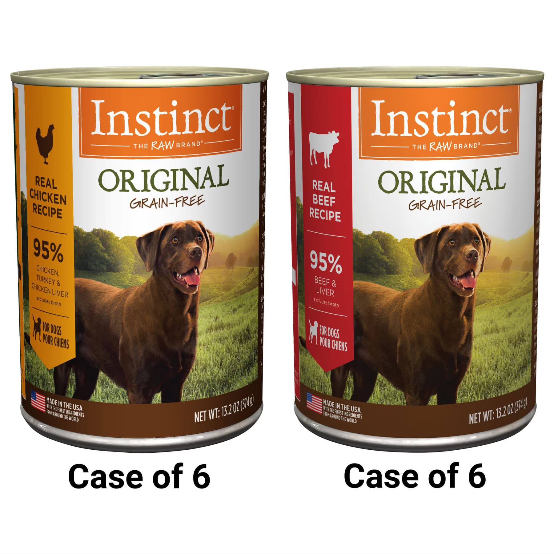 Instinct Instinct Original Real Beef Recipe + Real Chicken Recipe Natural Wet Canned Dog Food