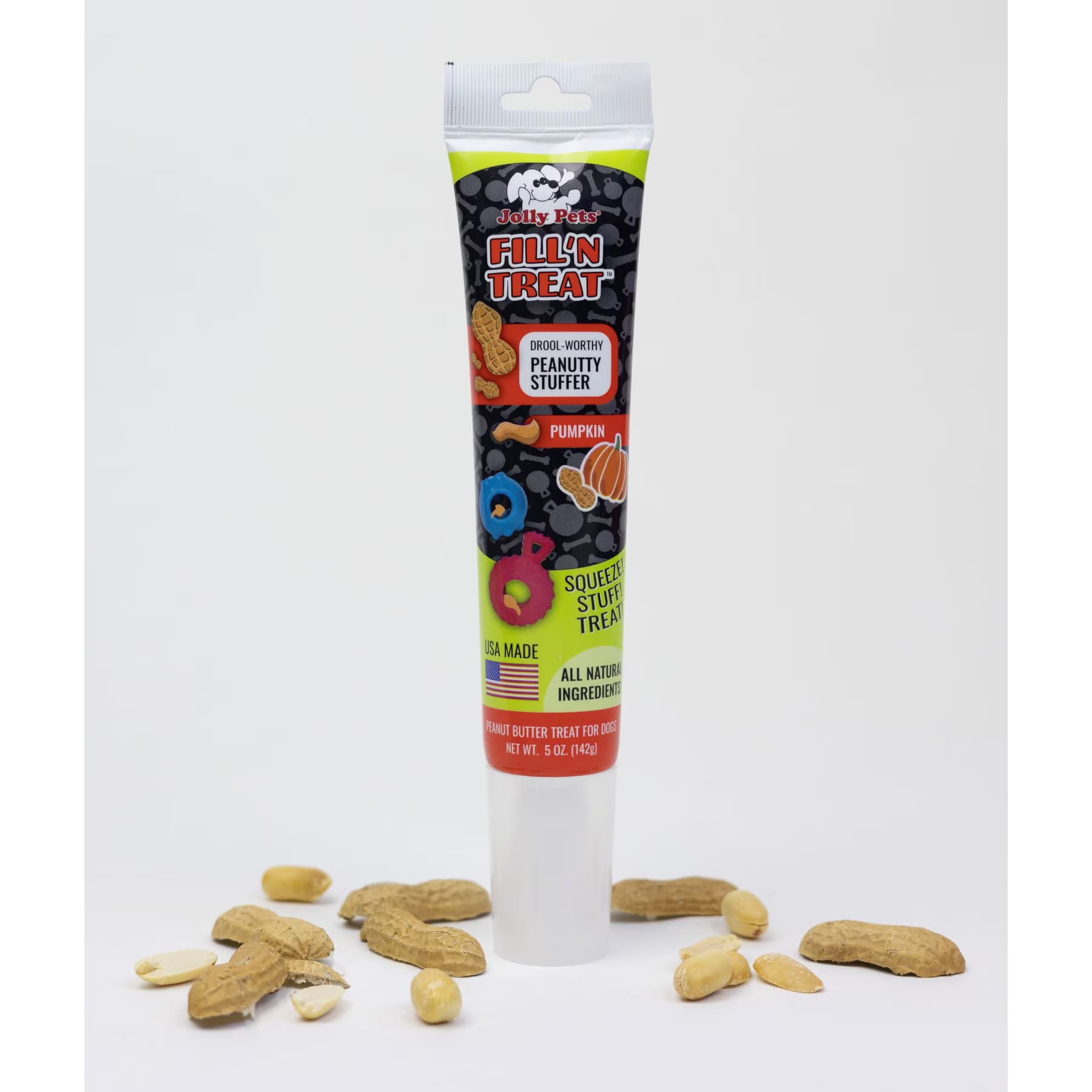 Jolly Pets Jolly Pets Fill’n Pumpkin Peanut Butter Dog Treat