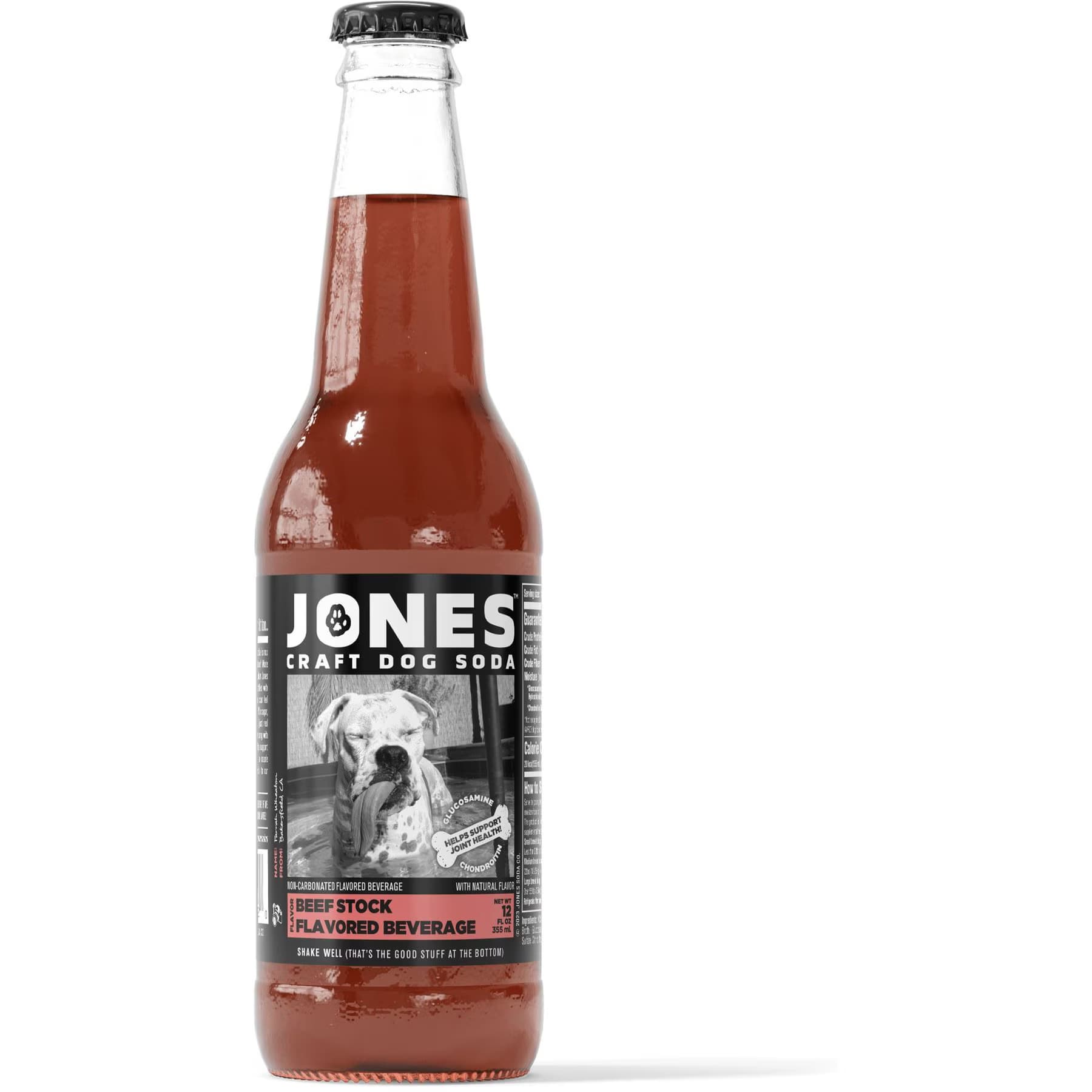 JONES Craft Soda for Dogs JONES Craft Soda for Dogs Braised Beef Recipe Dog Food Topping