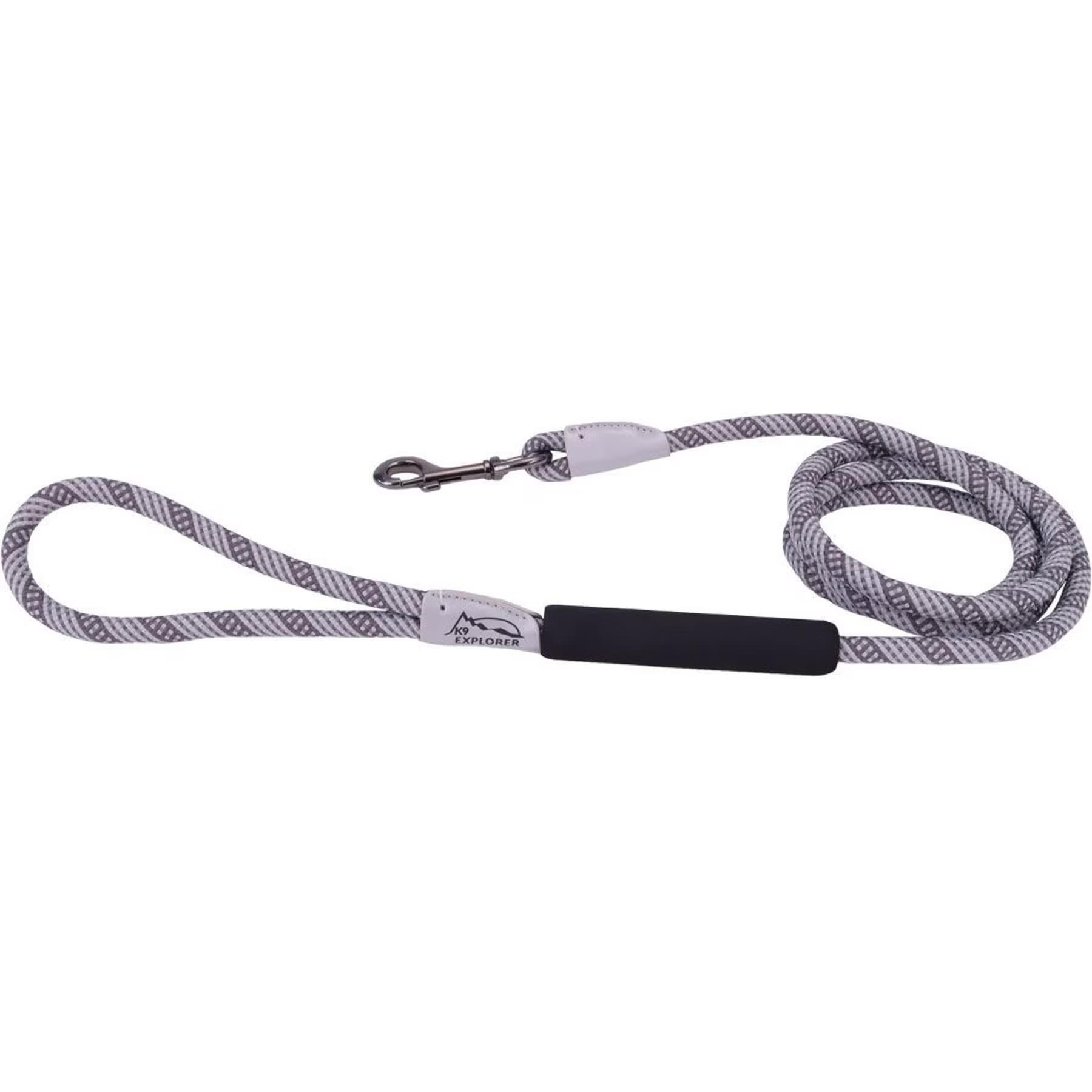 K9 Explorer K9 Explorer Brights Reflective Braided Rope Snap Leash, Mountain