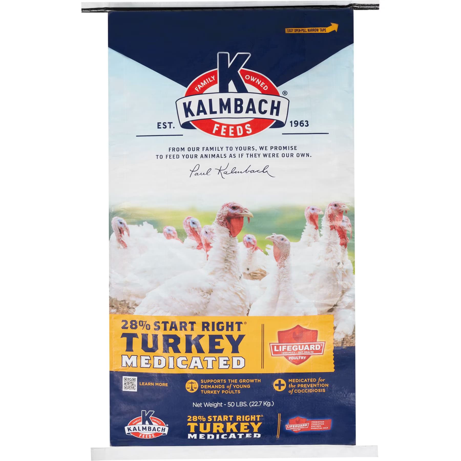 Kalmbach Feeds Kalmbach Feeds 28% Start Right Medicated Turkey Feed
