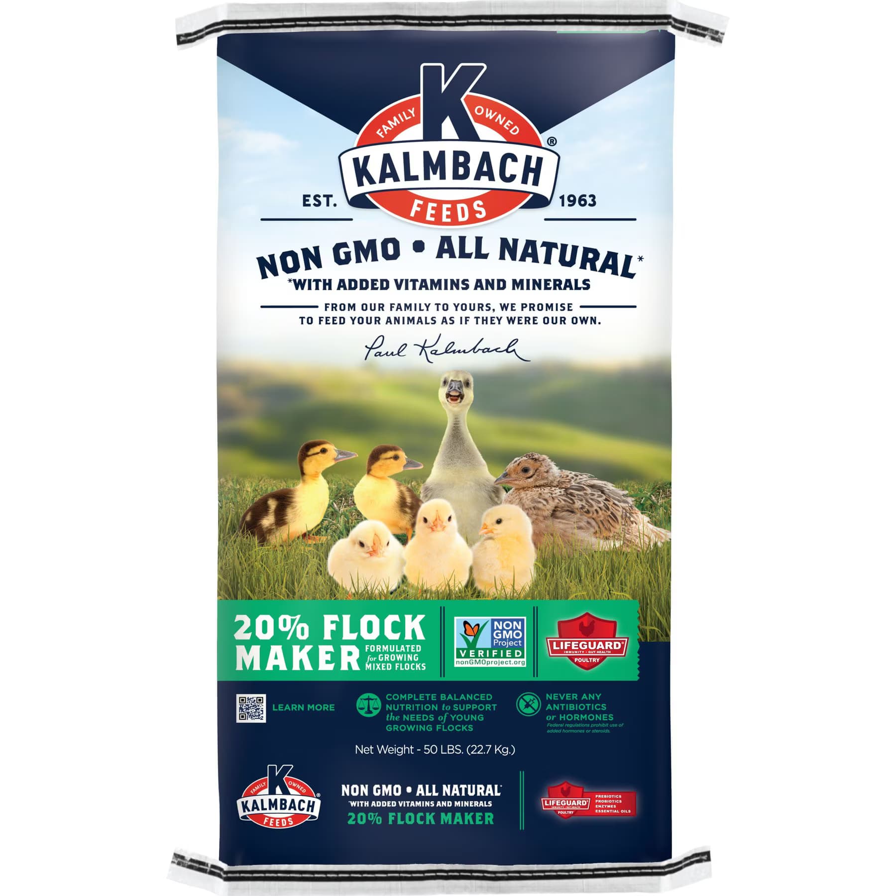 Kalmbach Feeds Kalmbach Feeds All Natural Non-GMO 20% Protein Flock Maker Crumbles Chicken Feed