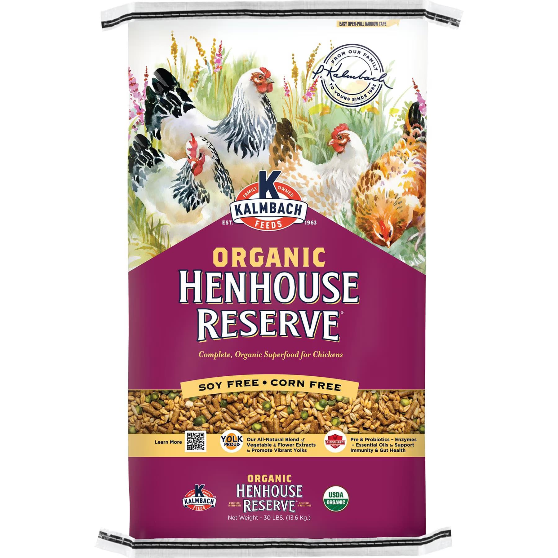 Kalmbach Feeds Kalmbach Feeds Organic Henhouse Reserve Soy & Corn Free Chicken Feed
