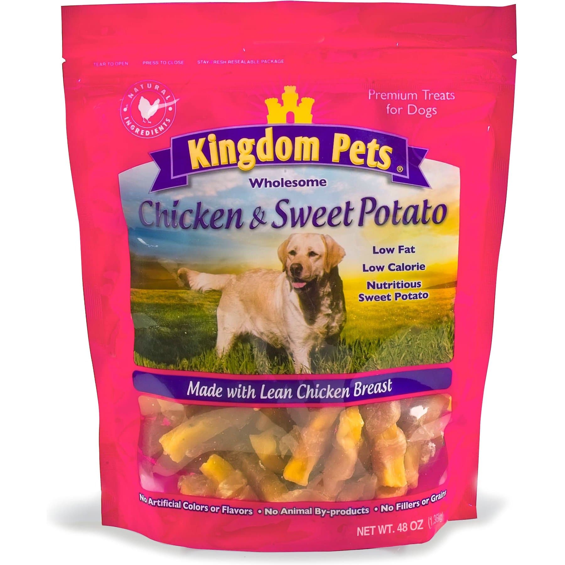 Kingdom Pets Kingdom Pets Chicken & Sweet Potato Jerky Twists Dog Treats