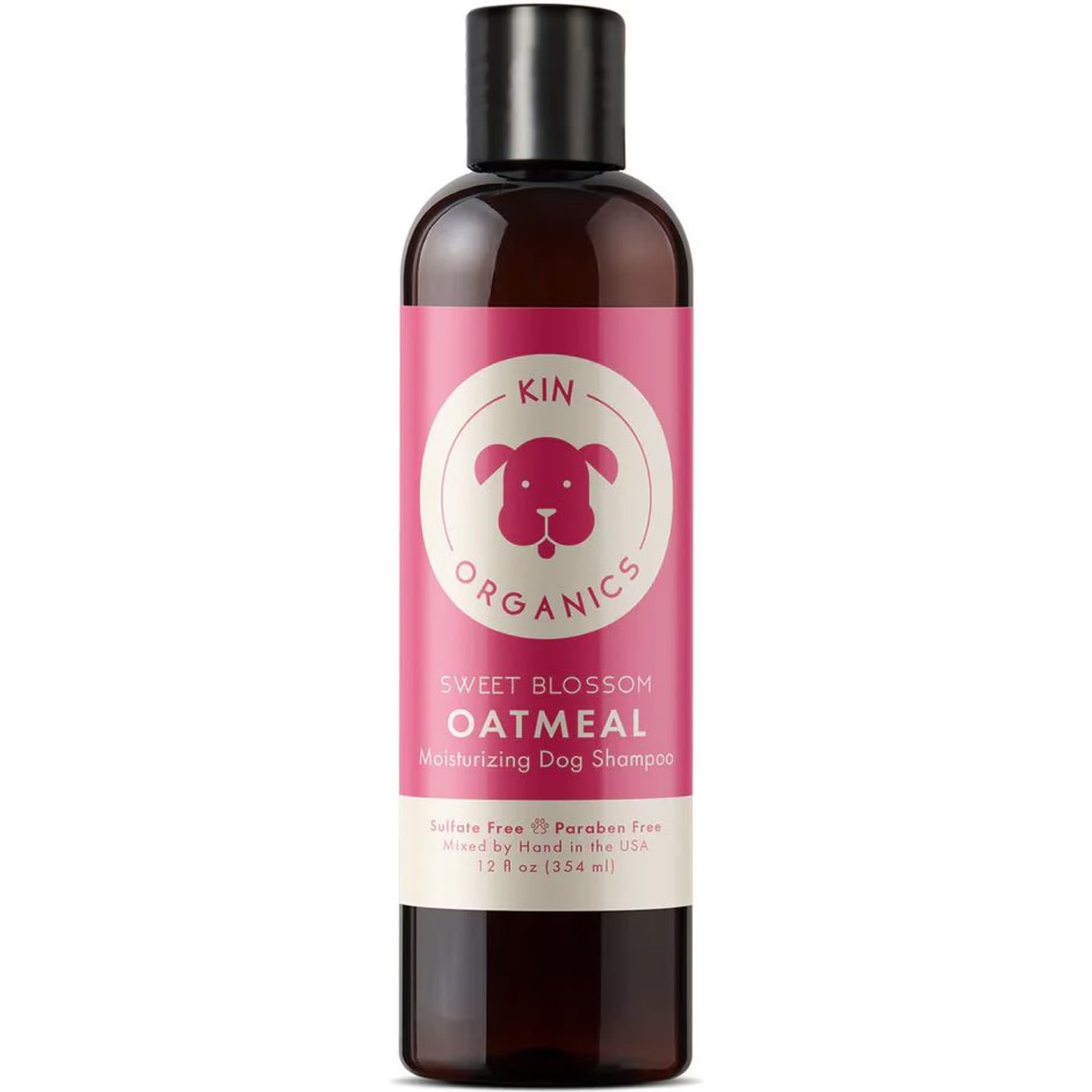 kin+kind kin+kind Kin Organics Sweet Blossom Oatmeal Dog Shampoo, 12-fl oz bottle