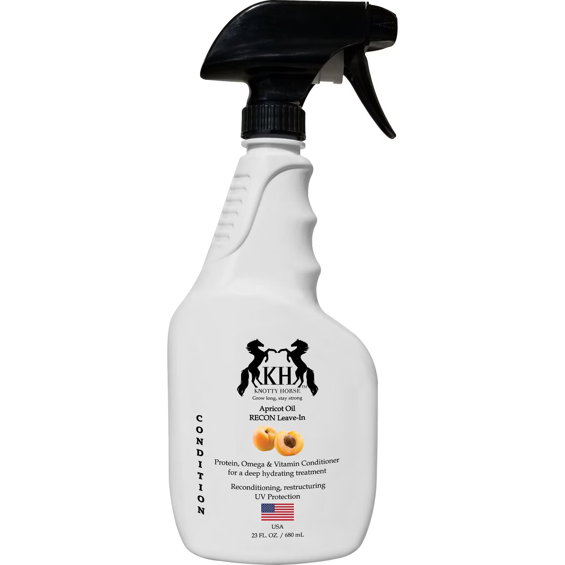 Knotty Horse Knotty Horse Apricot Oil Recon Leave-In Horse Conditioner, 23-fl oz bottle