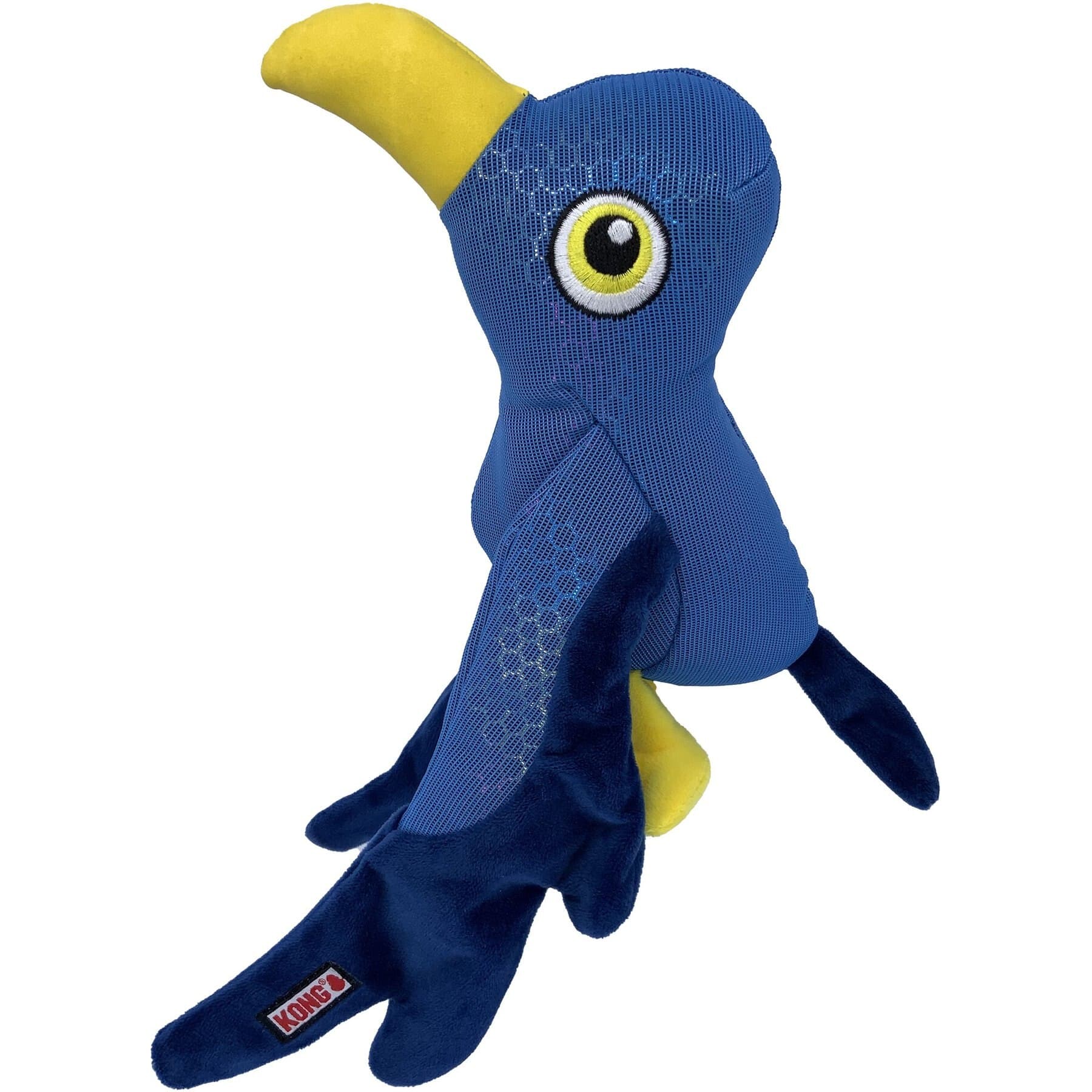 KONG KONG Shakers Shimmy Mallard Plush Dog Toy, Blue