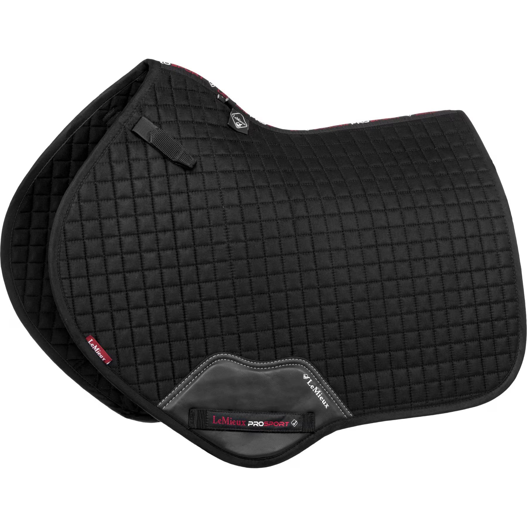 LeMieux LeMieux Suede Close Contact Square, Black
