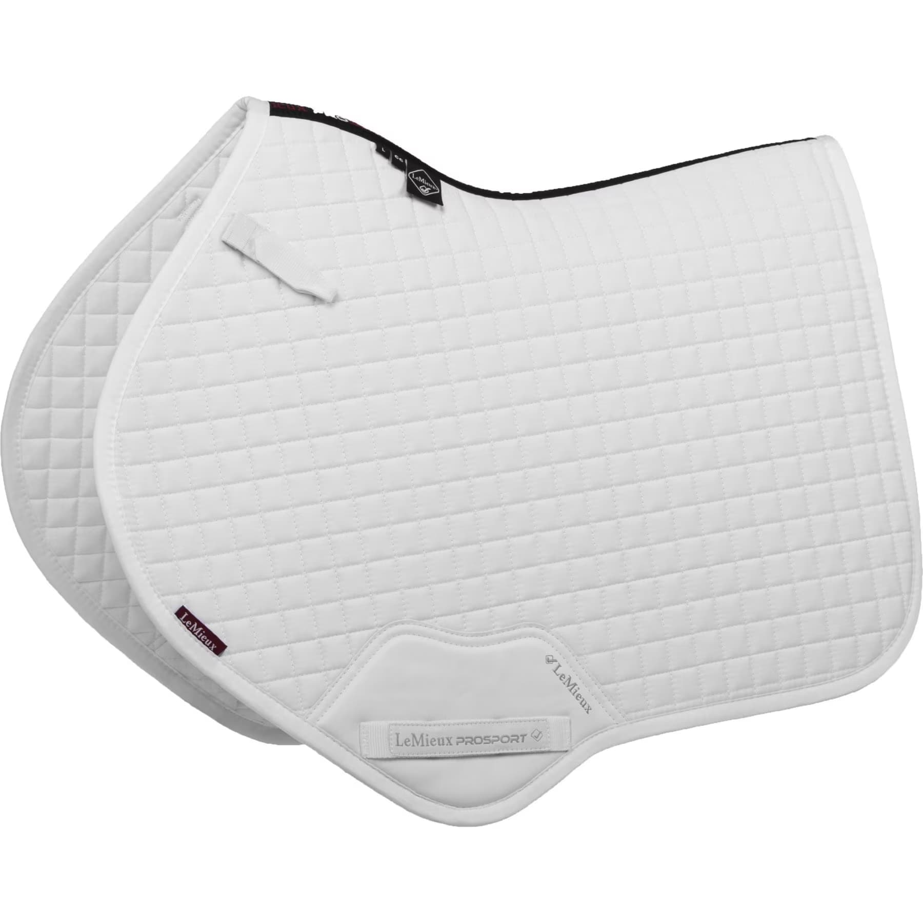 LeMieux LeMieux Suede Close Contact Square, White
