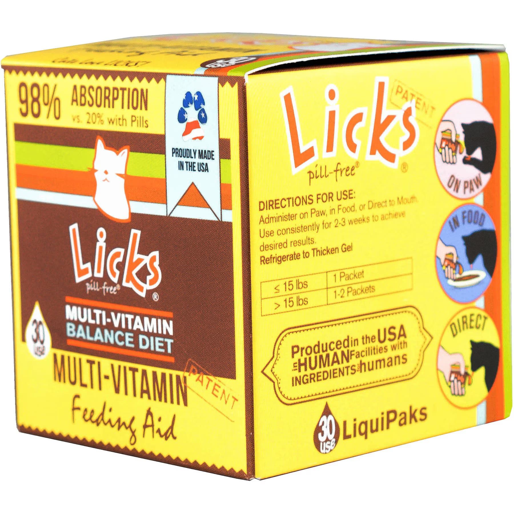 Licks Licks Pill-Free MULTI-VITAMIN Cat Supplement
