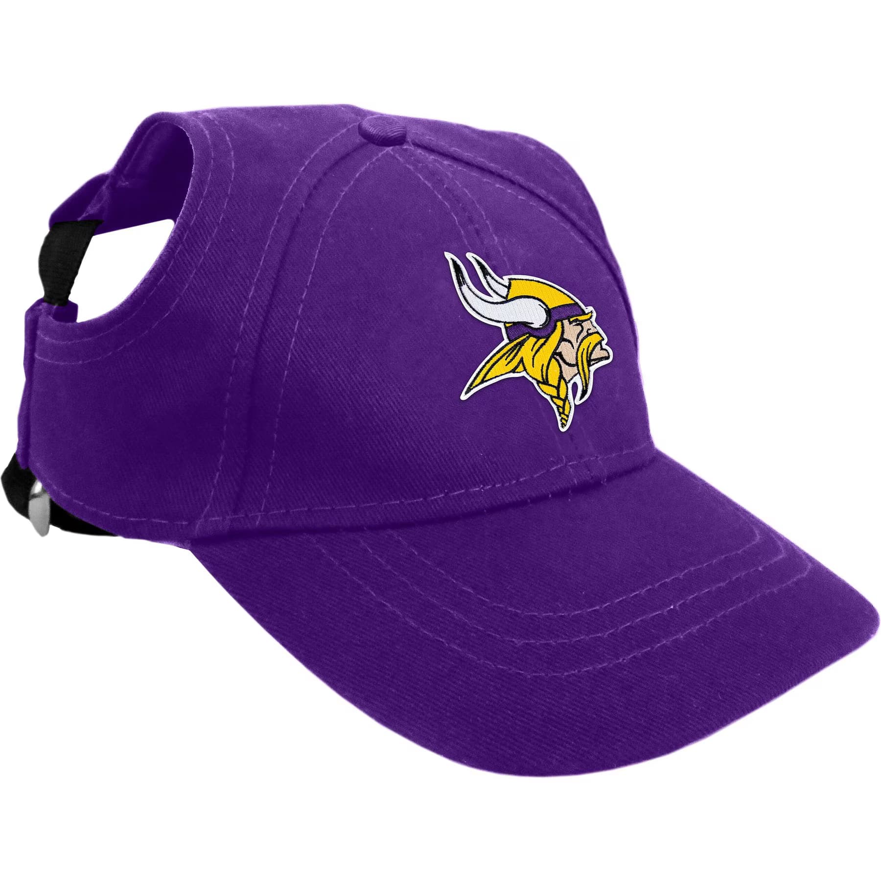 Littlearth Littlearth NFL Dog & Cat Baseball Hat, Minnesota Vikings, X-Small