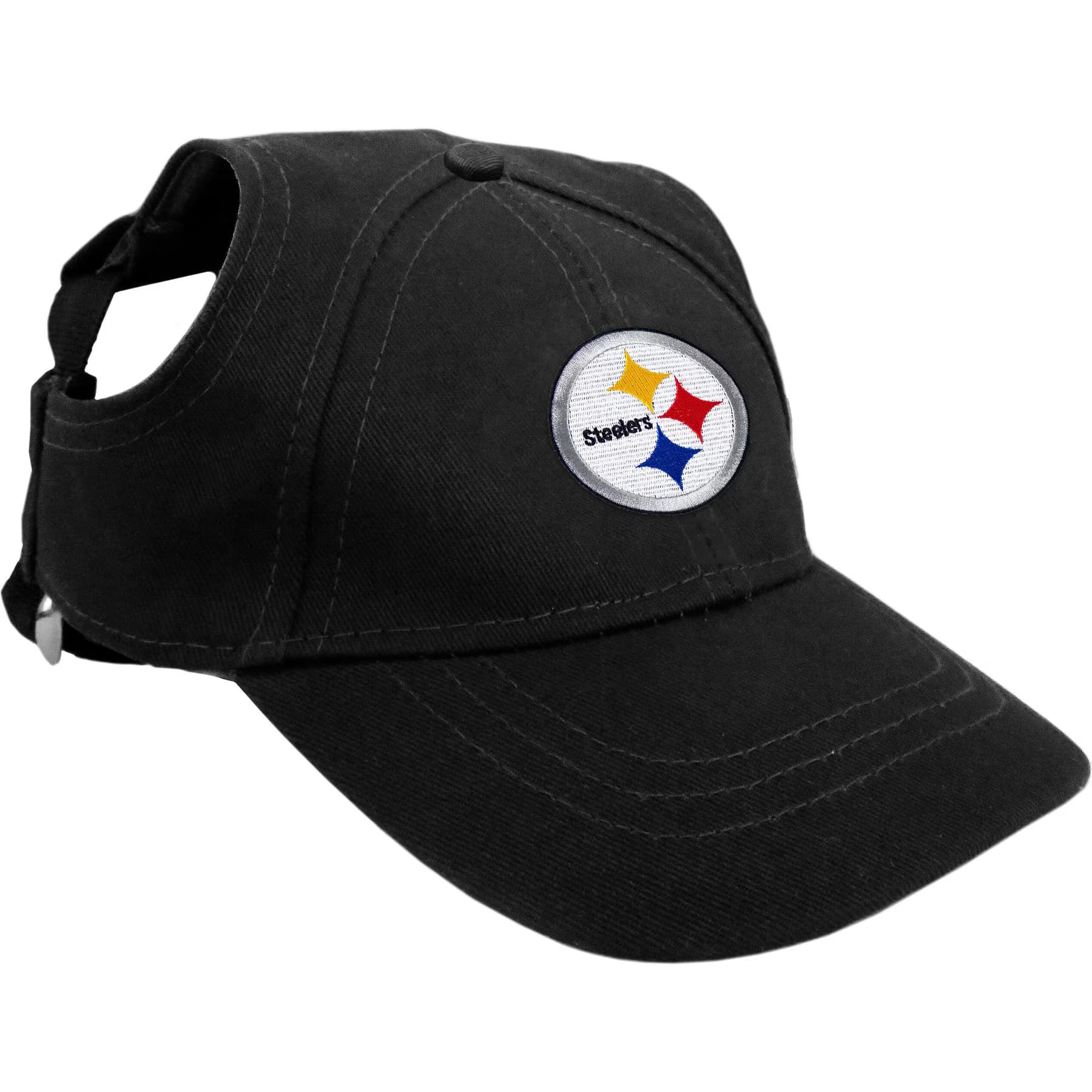 Littlearth Littlearth NFL Dog & Cat Baseball Hat, Pittsburgh Steelers, X-Small