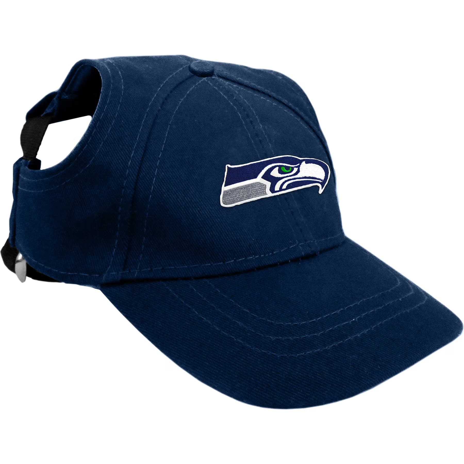 Littlearth Littlearth NFL Dog & Cat Baseball Hat, Seattle Seahawks, X-Small