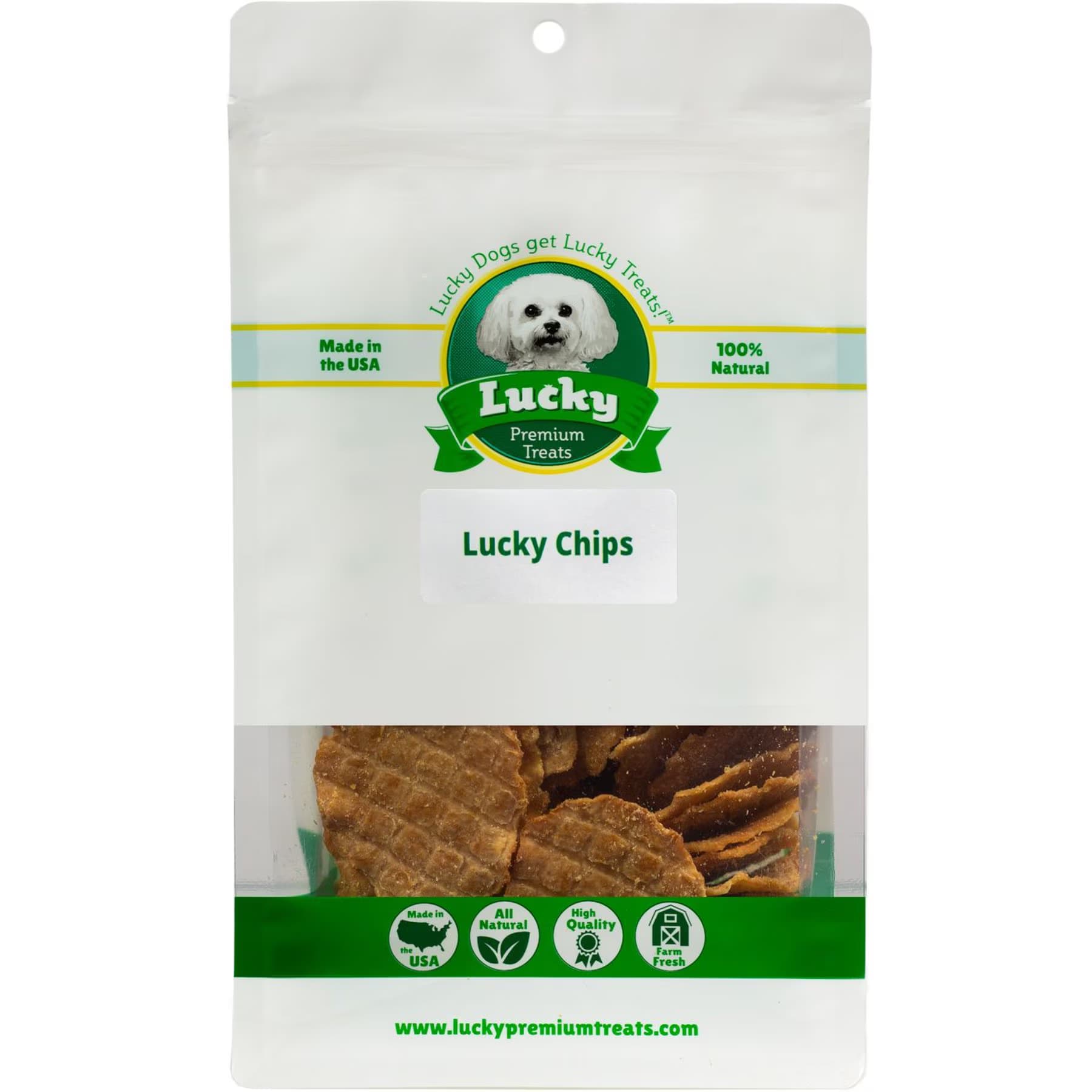 Lucky Premium Treats Lucky Premium Treats Lucky Chips Chicken Dog Jerky Treat