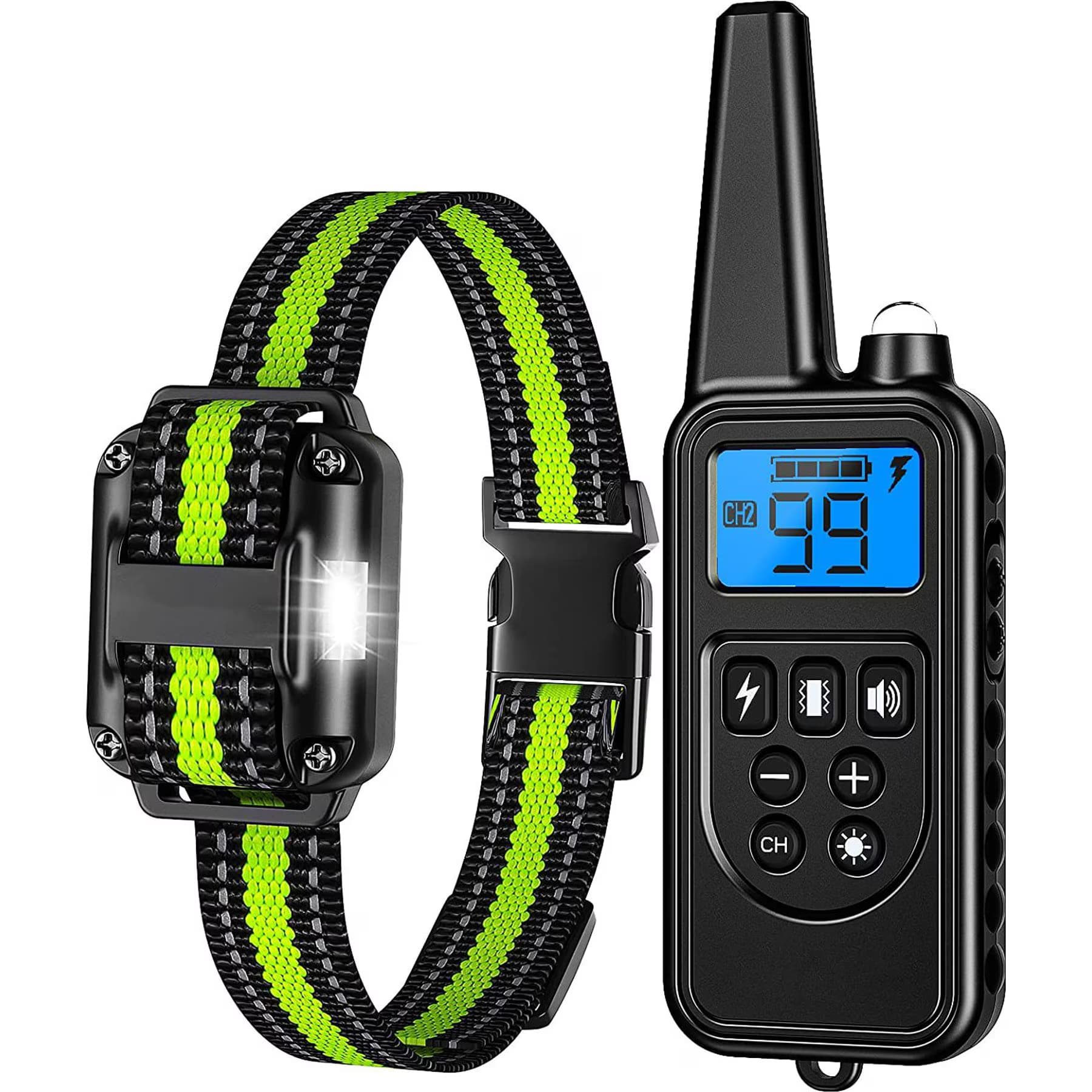 Luckypets Luckypets Rechargeable & Waterproof Dog Training Collar, Black