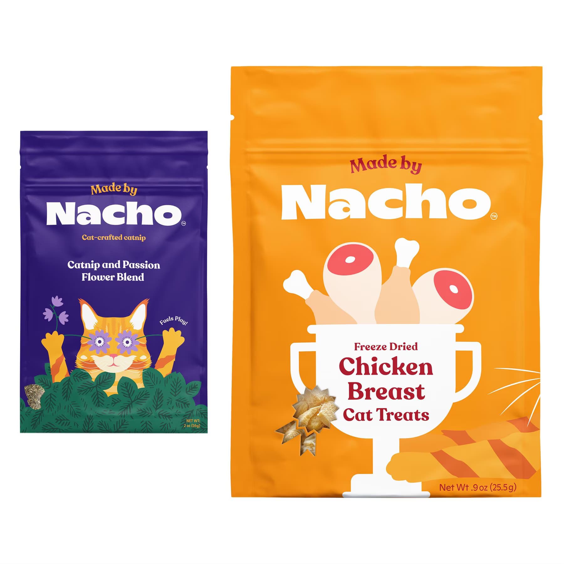Made by Nacho Made by Nacho Catnip & Passion Flower Blend + Freeze-Dried Chicken Breast Cat Treats