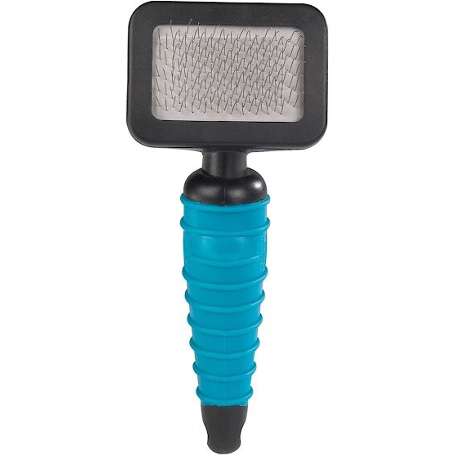 Master Grooming Tools Master Grooming Tools Ergonomic Slicker Pet Brush, Teal, X-Small