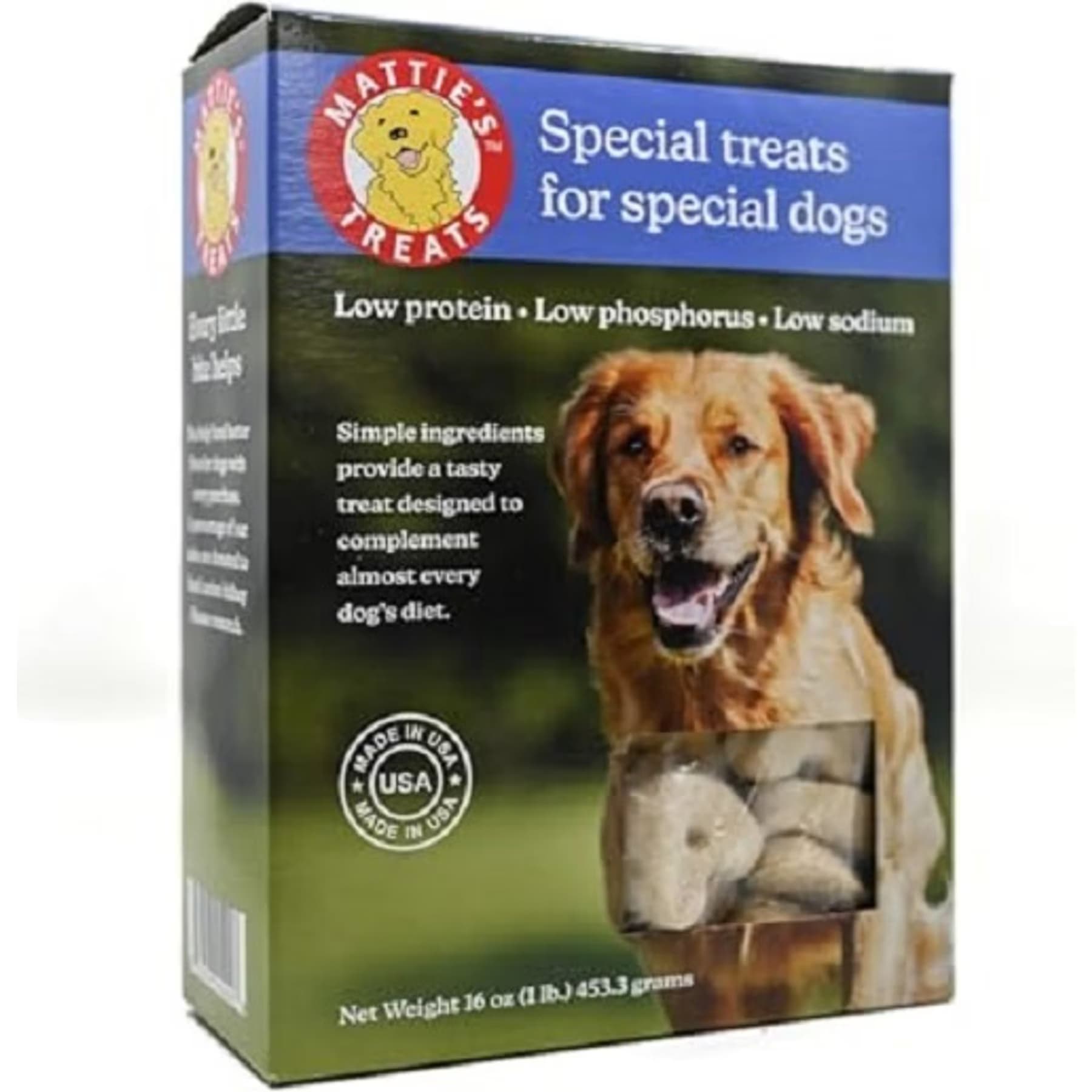 Mattie's Treats Mattie’s Treats Low Protein, Low Phosphorus, Low Sodium Crunchy Dog Treats
